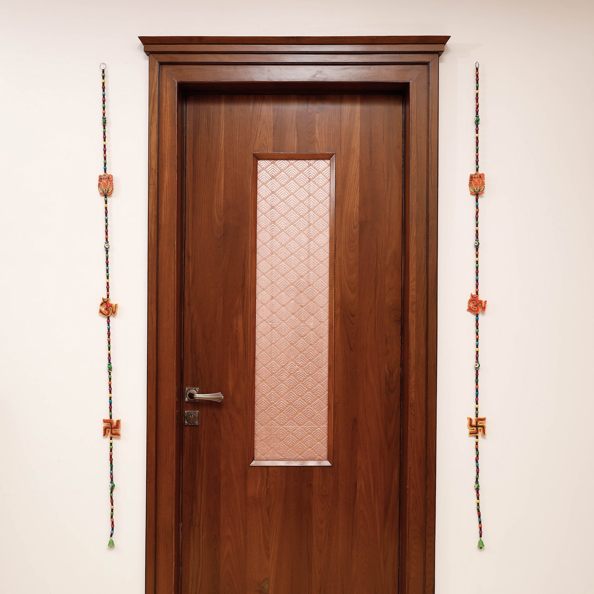 DEVENDRA SINGH Banaras Handpainted Wooden Decorative Hangings (Set of 2) - view 2