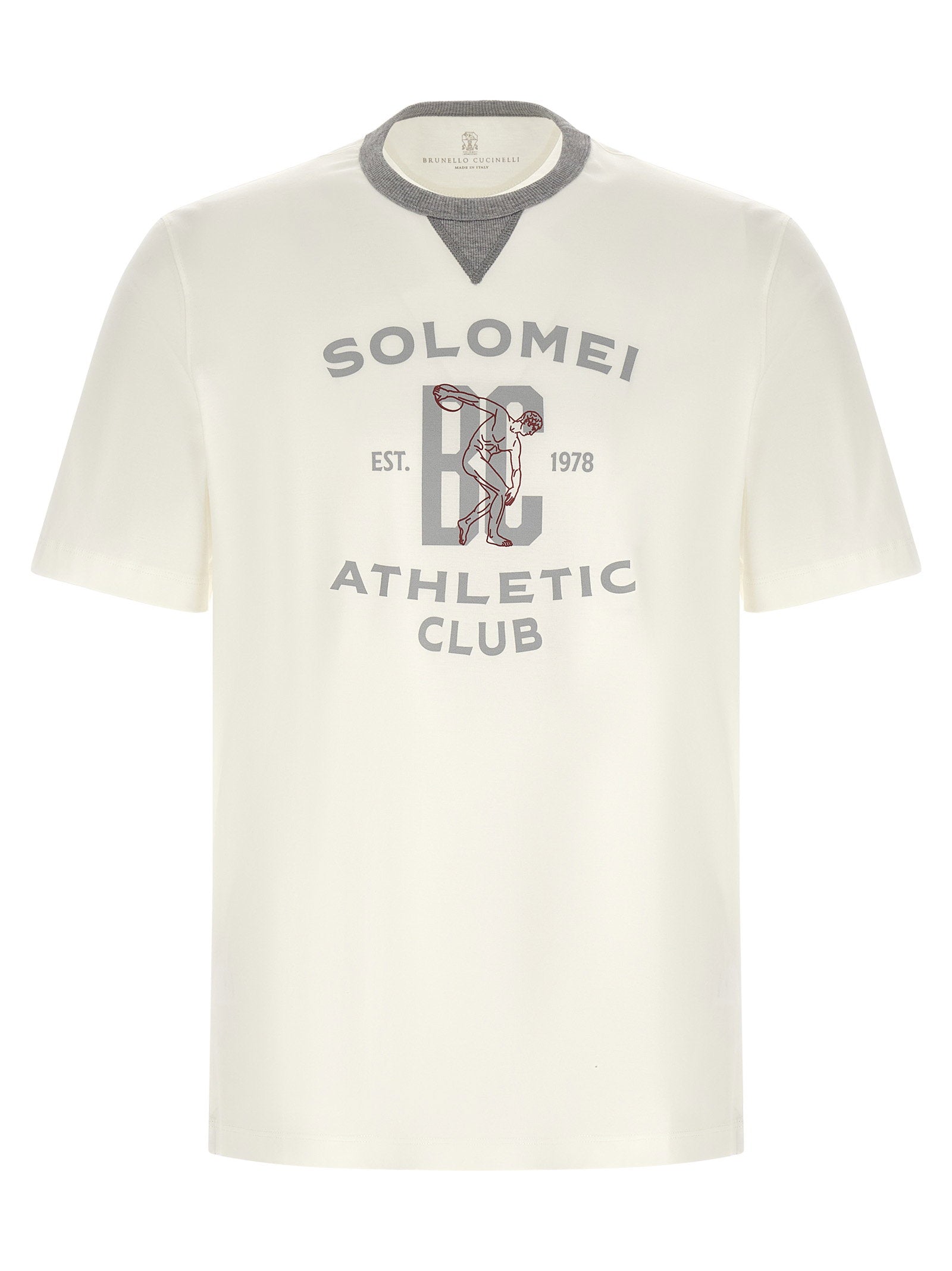 Brunello Cucinelli Printed T-shirt – 100% cotton