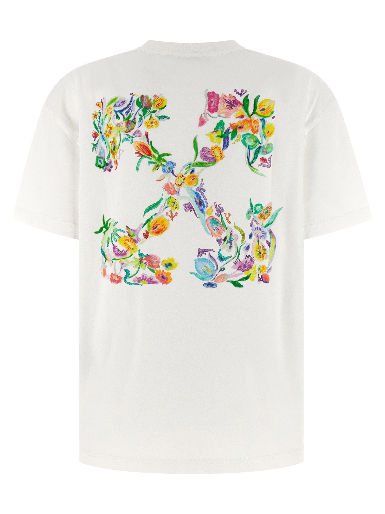 Off White Arrow Glowing Flower T-shirt – 100% cotton - view 2