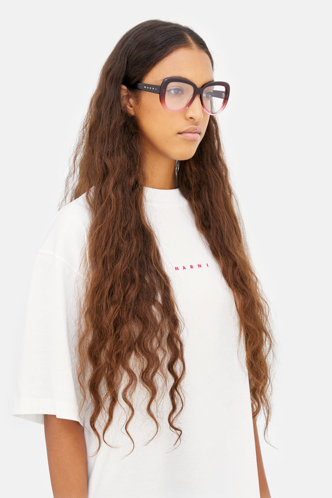 MARNI Elephant Island Optical Faded Burgundy - view 5