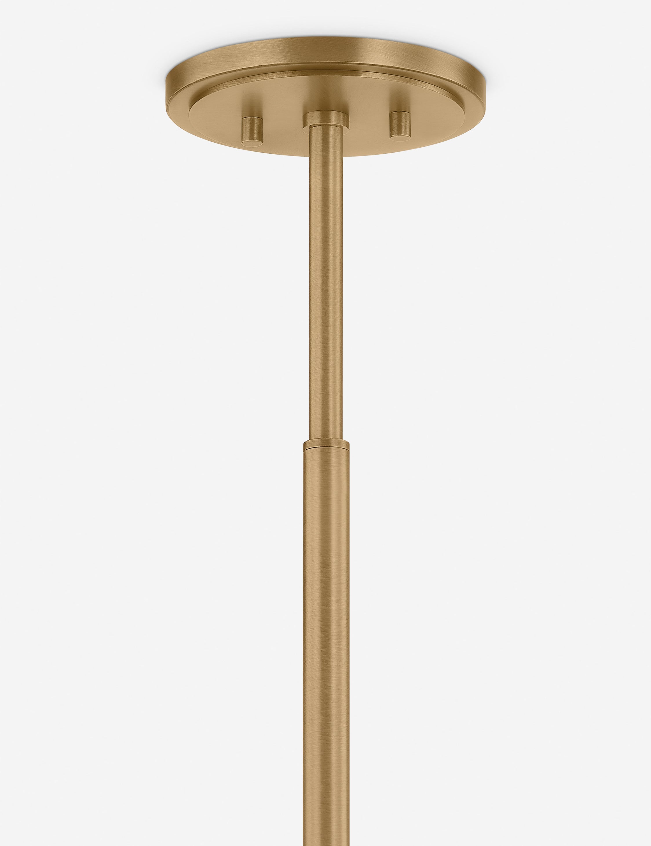 Lulu and Georgia Eleni Linear Chandelier – Aged Brass - view 5