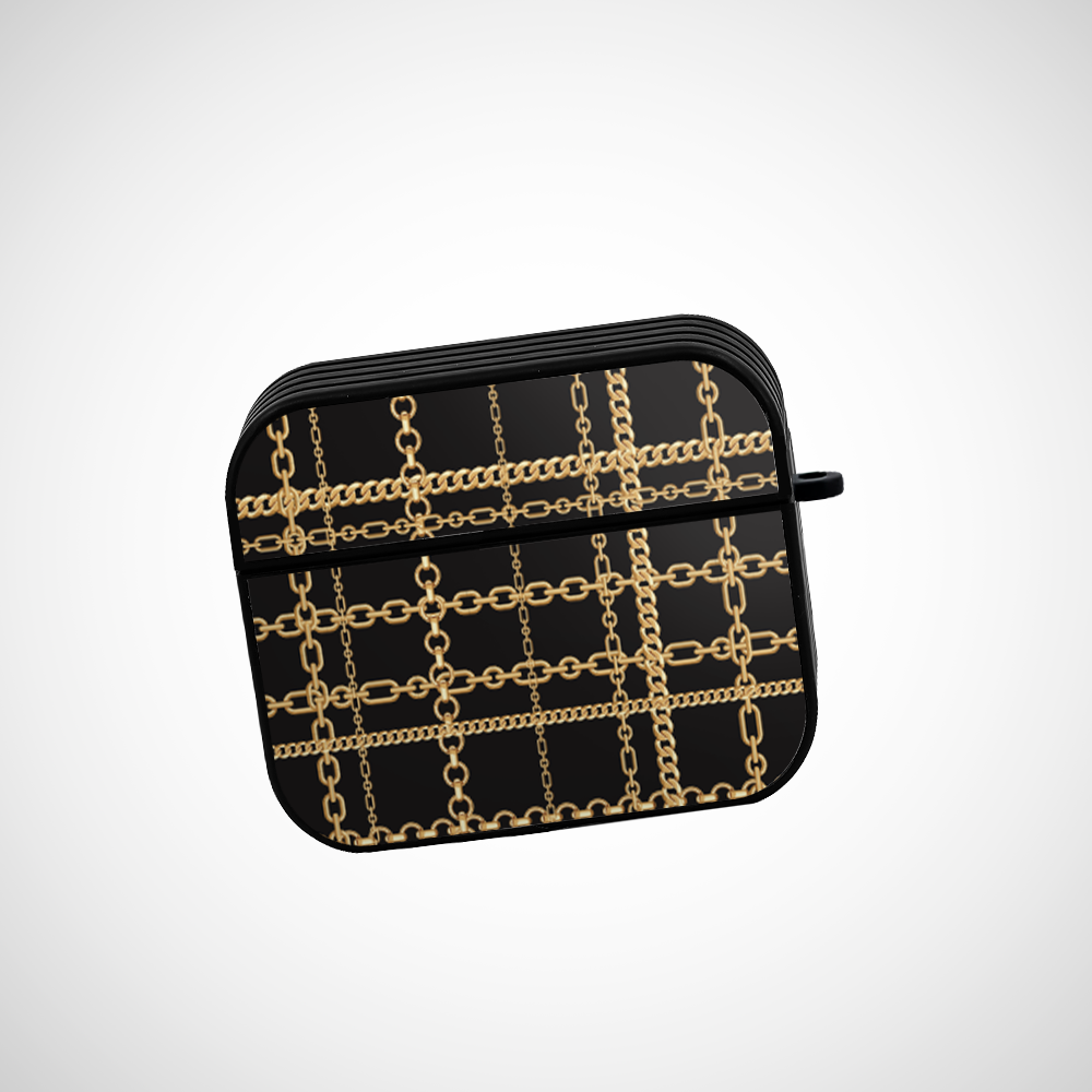Cover It Up Gold links Glass Airpods 3rd Gen Case Covers