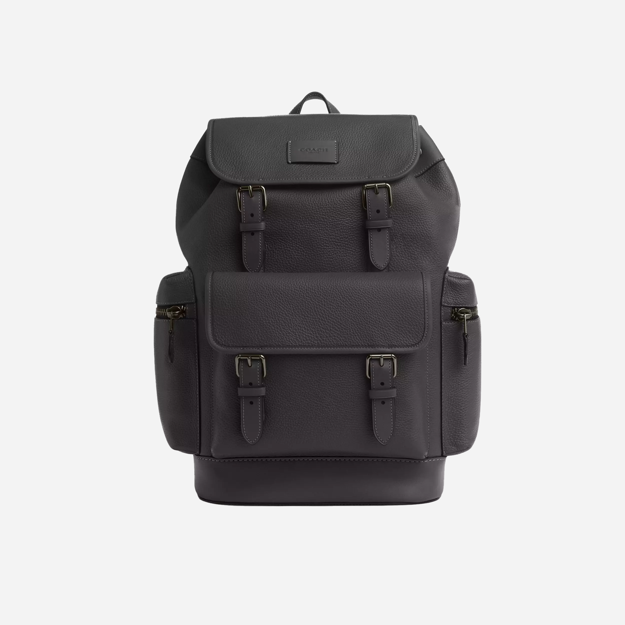 Coach Sprint Backpack pebbled leather/Gunmetal/Graphite