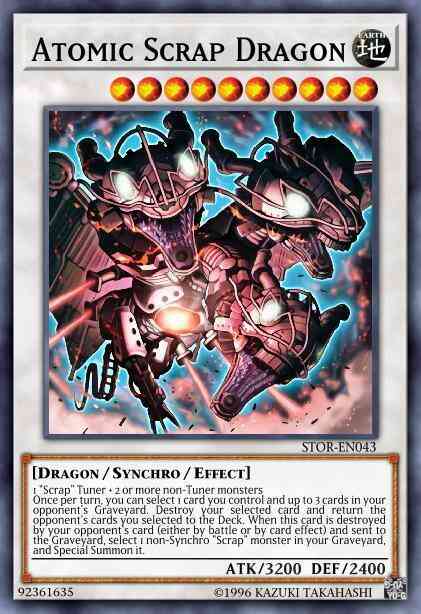 Yu-Gi-Oh! Atomic Scrap Dragon - STOR-EN043 - Ultimate Rare - 1st Edition