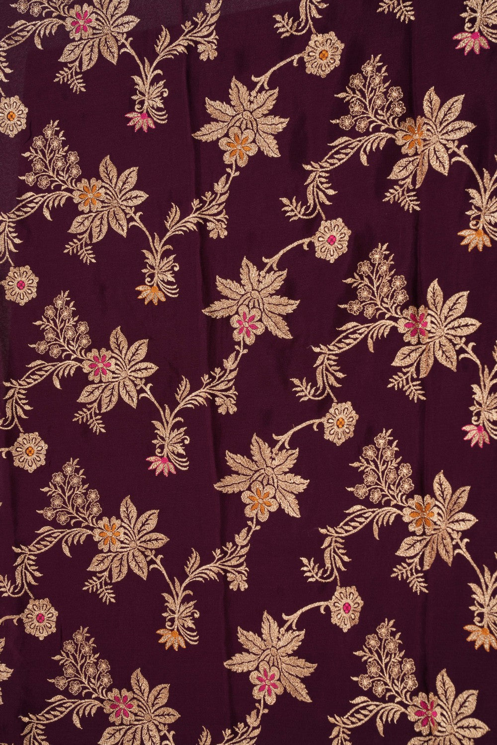 Kalanjali Crepe Saree With Embroidery Work – Women's - view 2