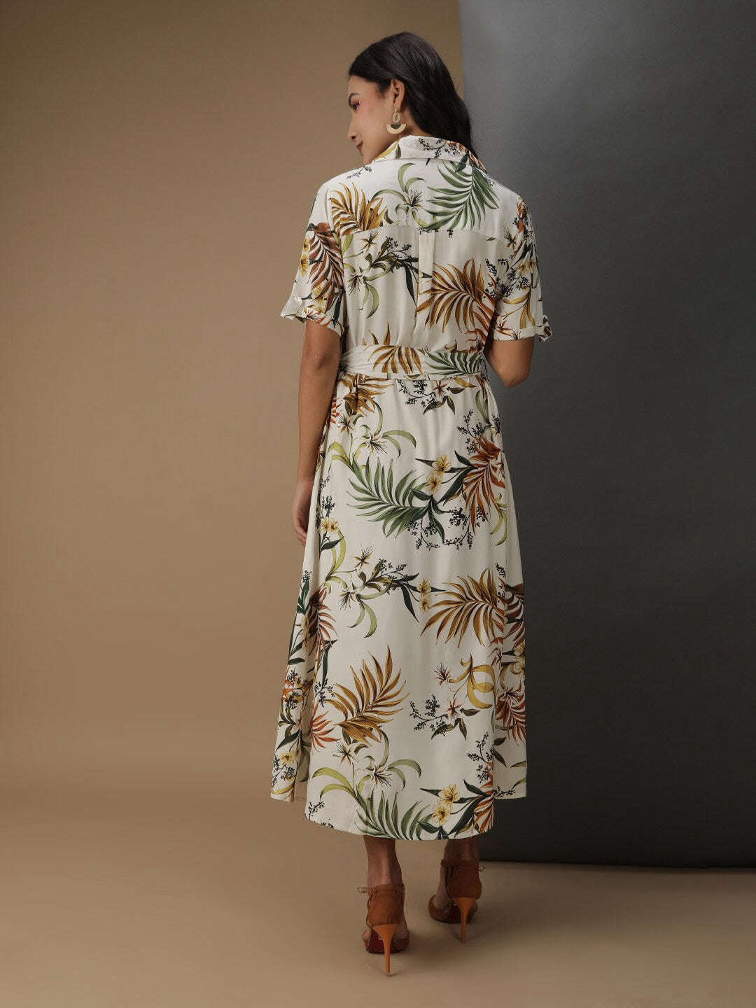 Freehand By The Indian Garage Co Women Tropical Printed Sheath Dress - view 4