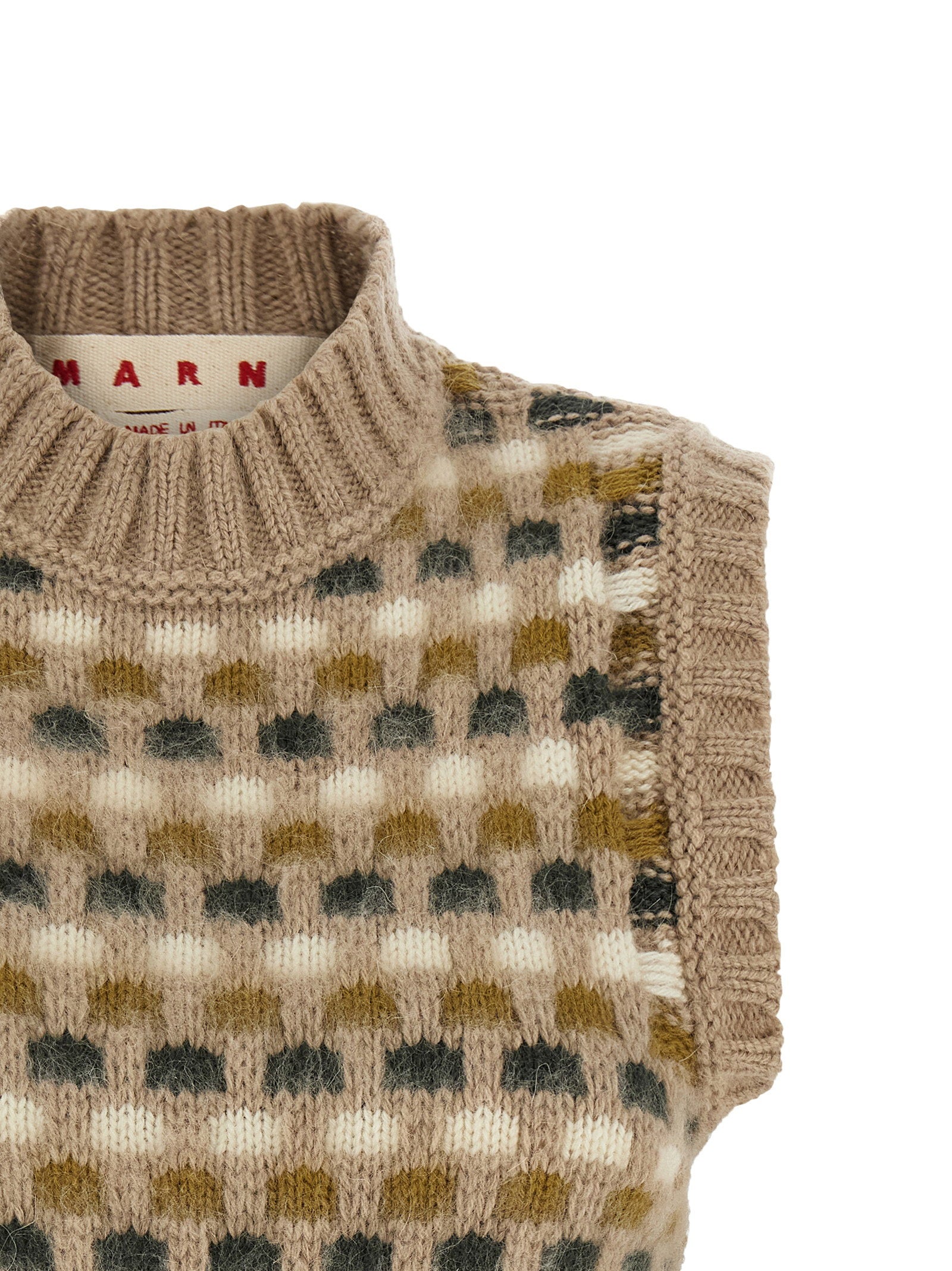 Marni Shetland Acquard Knit Vest - view 3