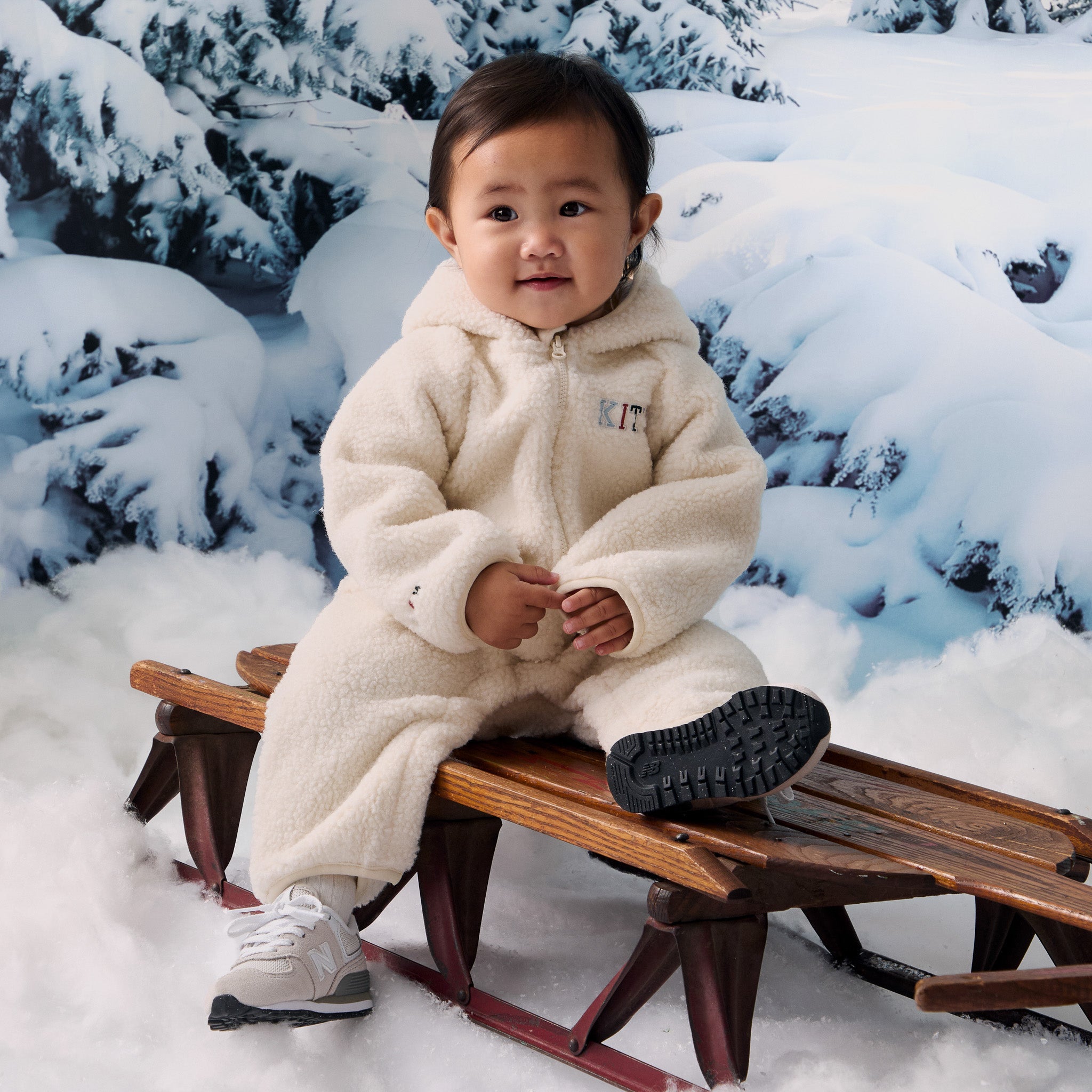 Kith Baby New York to the World Sherpa Coverall - Silk - view 2