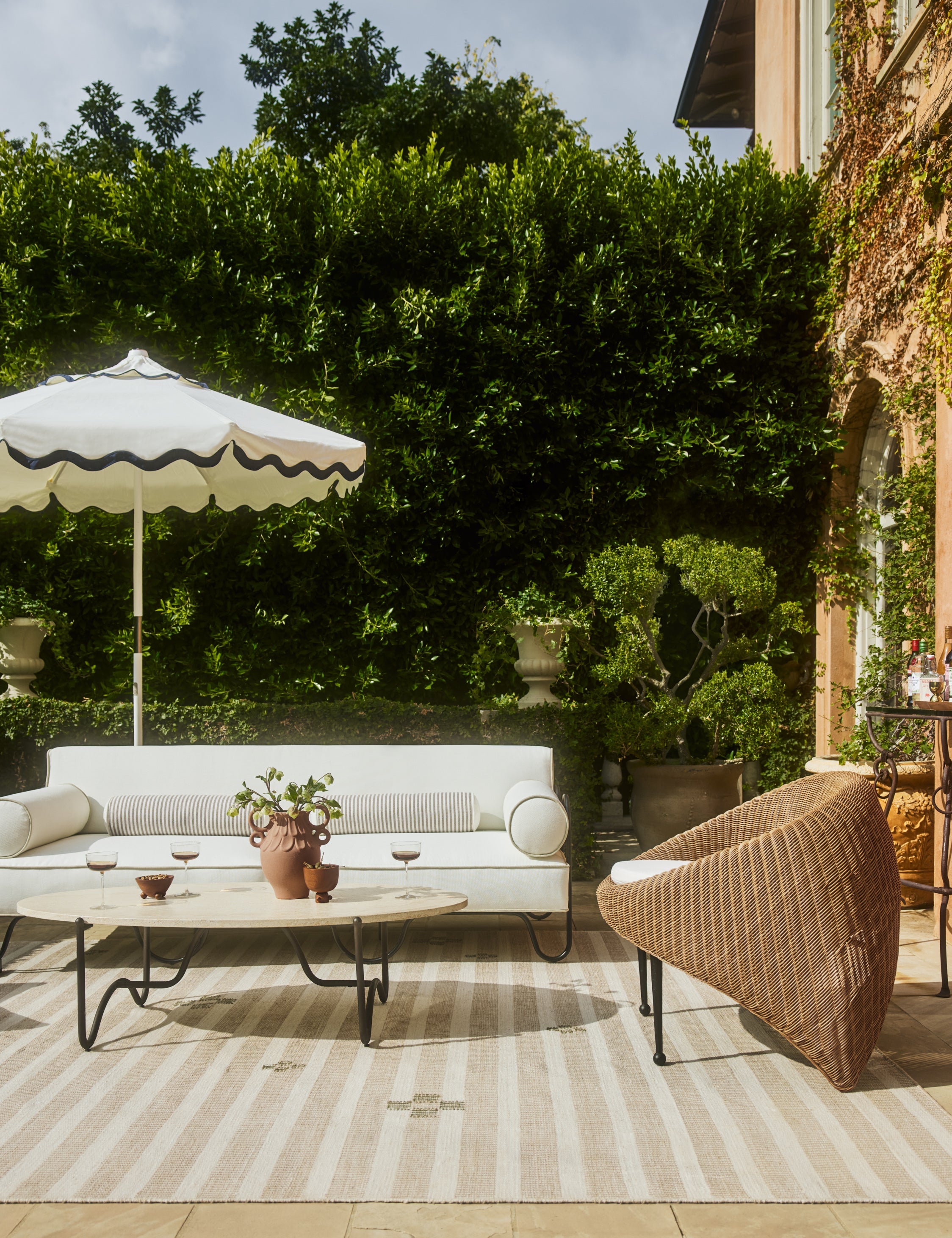 Lulu and Georgia Orion Handwoven Indoor / Outdoor Rug by Sarah Sherman Samuel - view 2