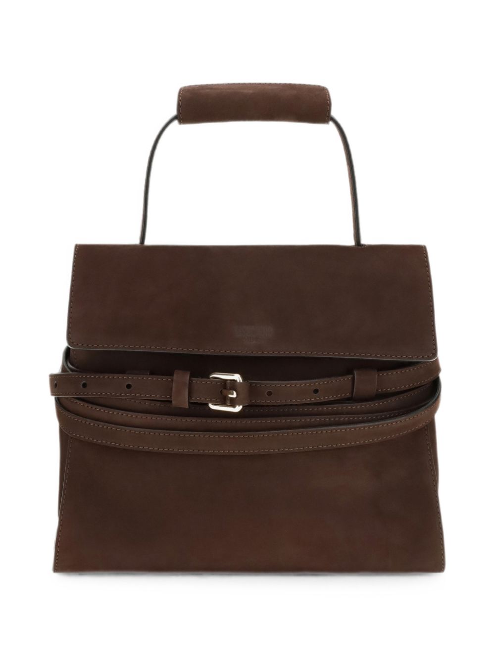 Moschino Tie Me Leather Handbag – Nubuck Leather 100%