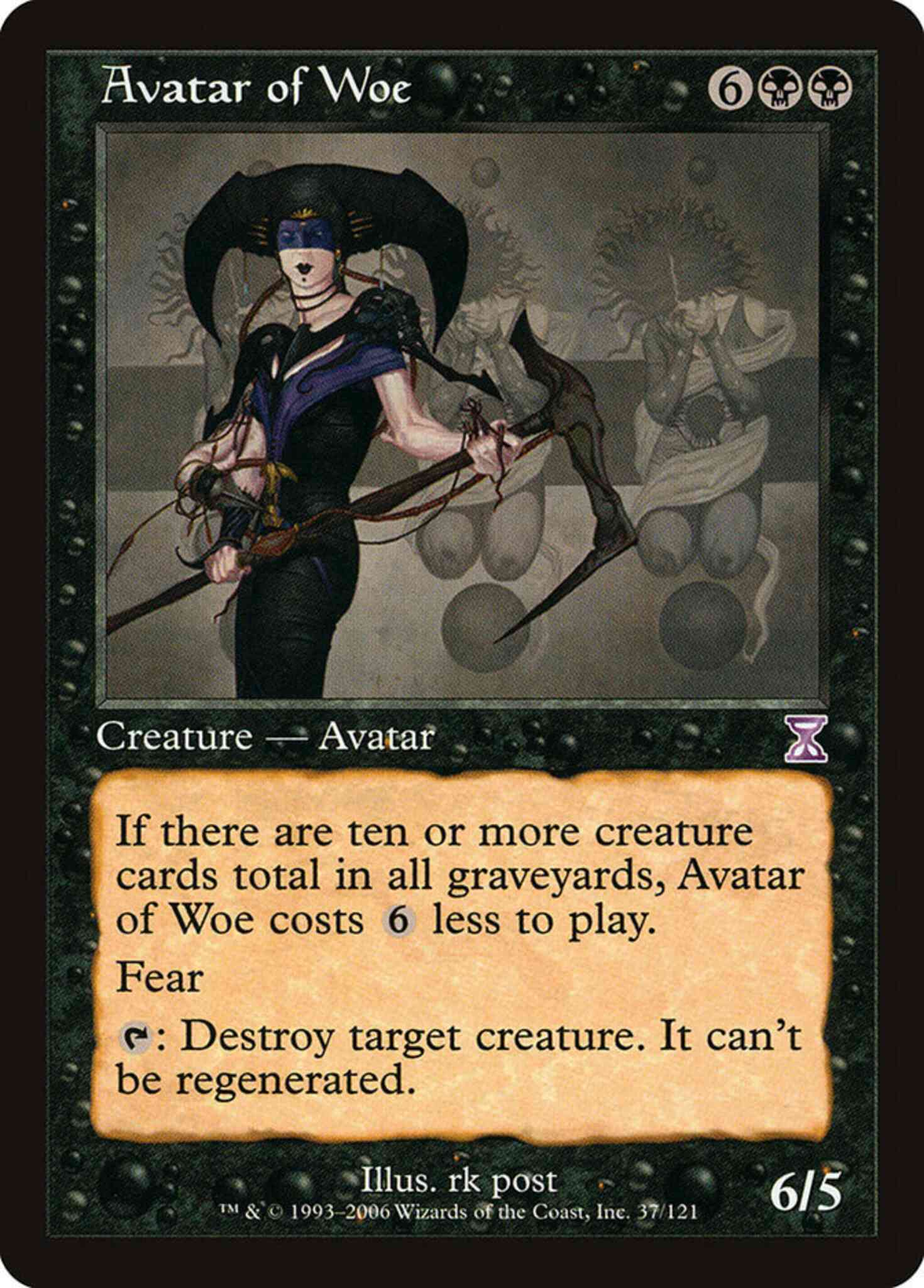 Magic Avatar of Woe [37] [Time Spiral Timeshifted] [Non-Foil]