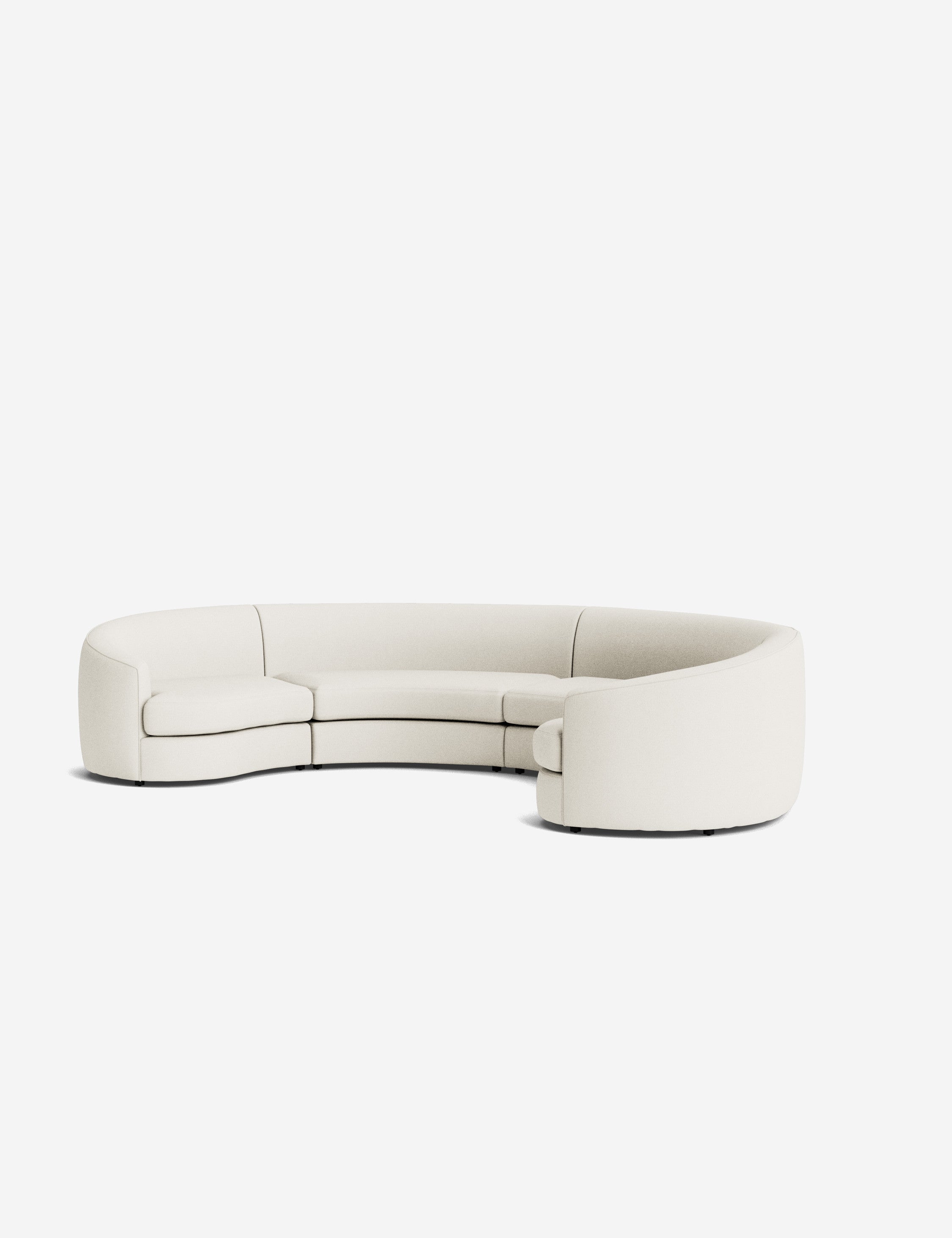 Lulu and Georgia Imada Modular Curved Sectional Sofa - view 174