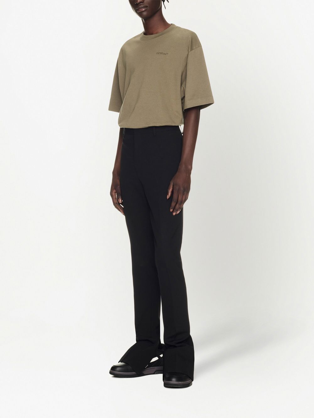 Off White Wool skinny trousers - view 4