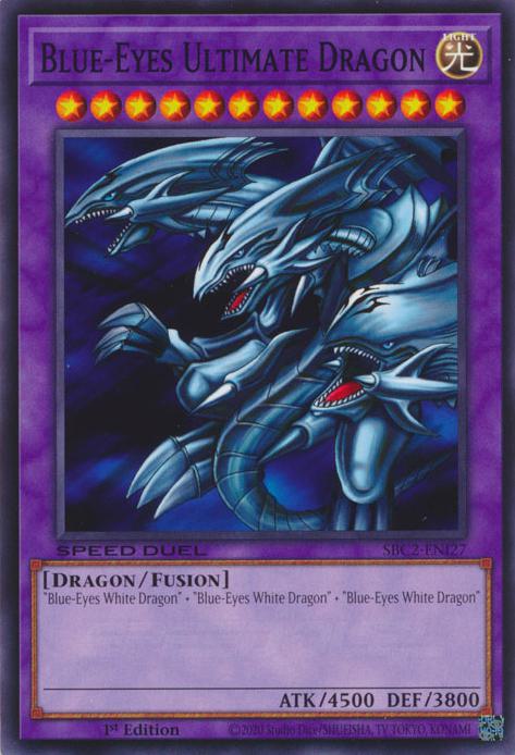 Yu-Gi-Oh! Blue-Eyes Ultimate Dragon - SBC2-ENI27 - Common - 1st Edition