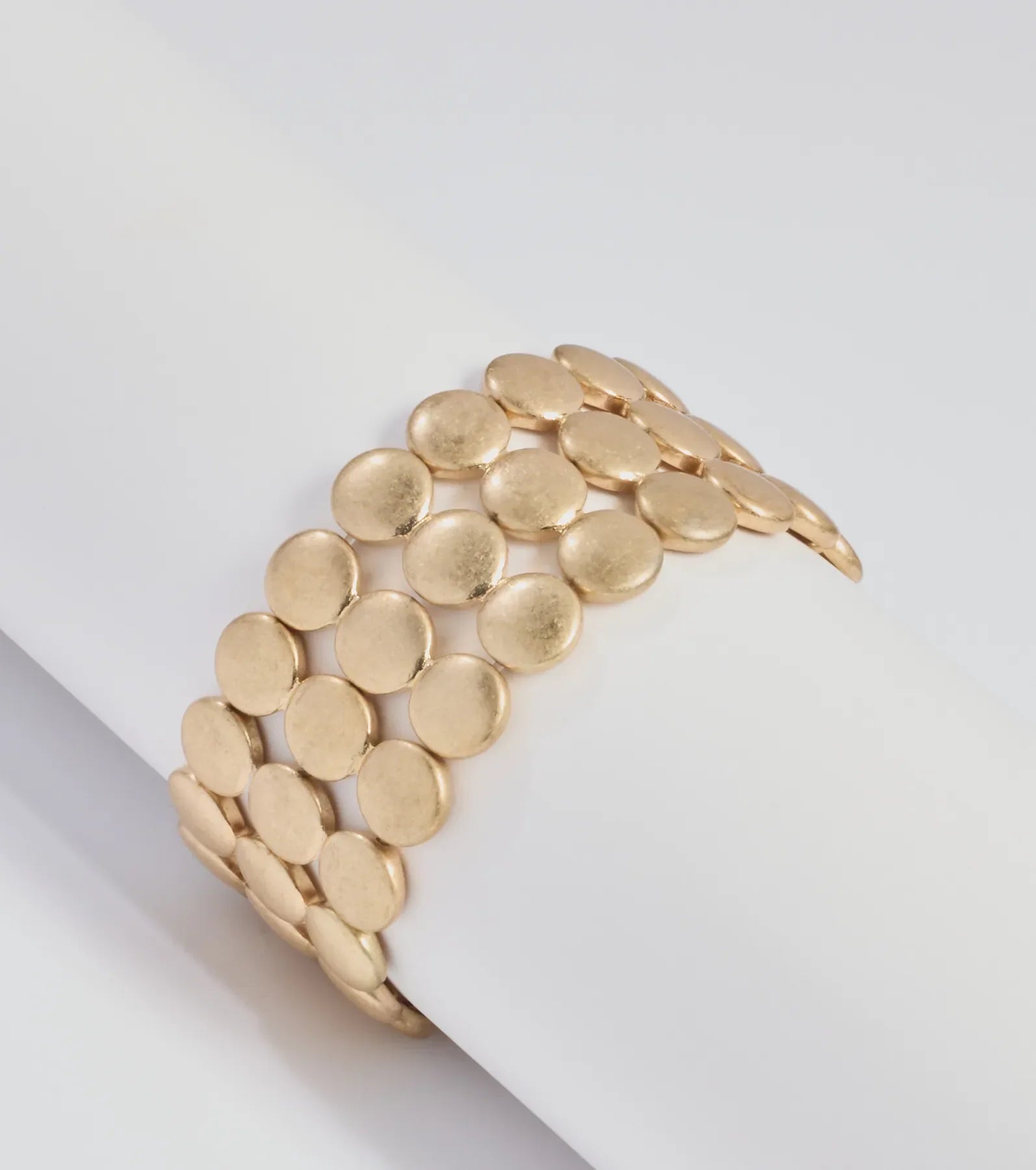 Windsor Gleaming Luxe Metal Cuff Bracelet – GOLD