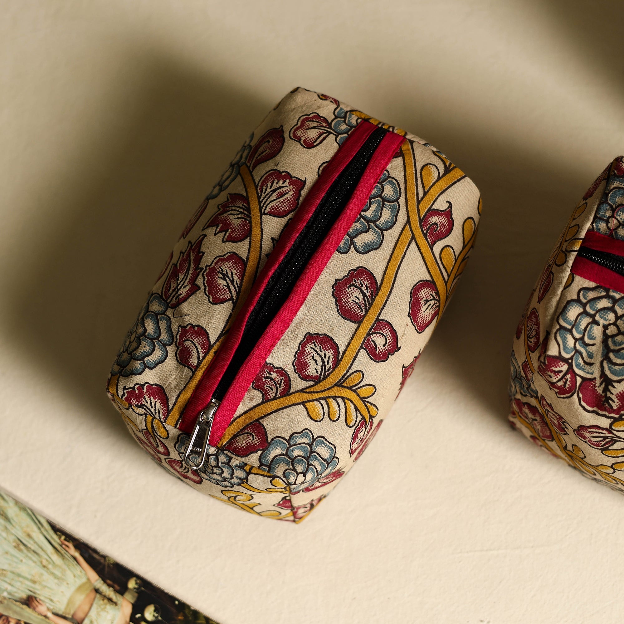 NOORI BAZAR Beige - Handmade Cotton Toiletry Bags (Set of 3) 13 - view 3