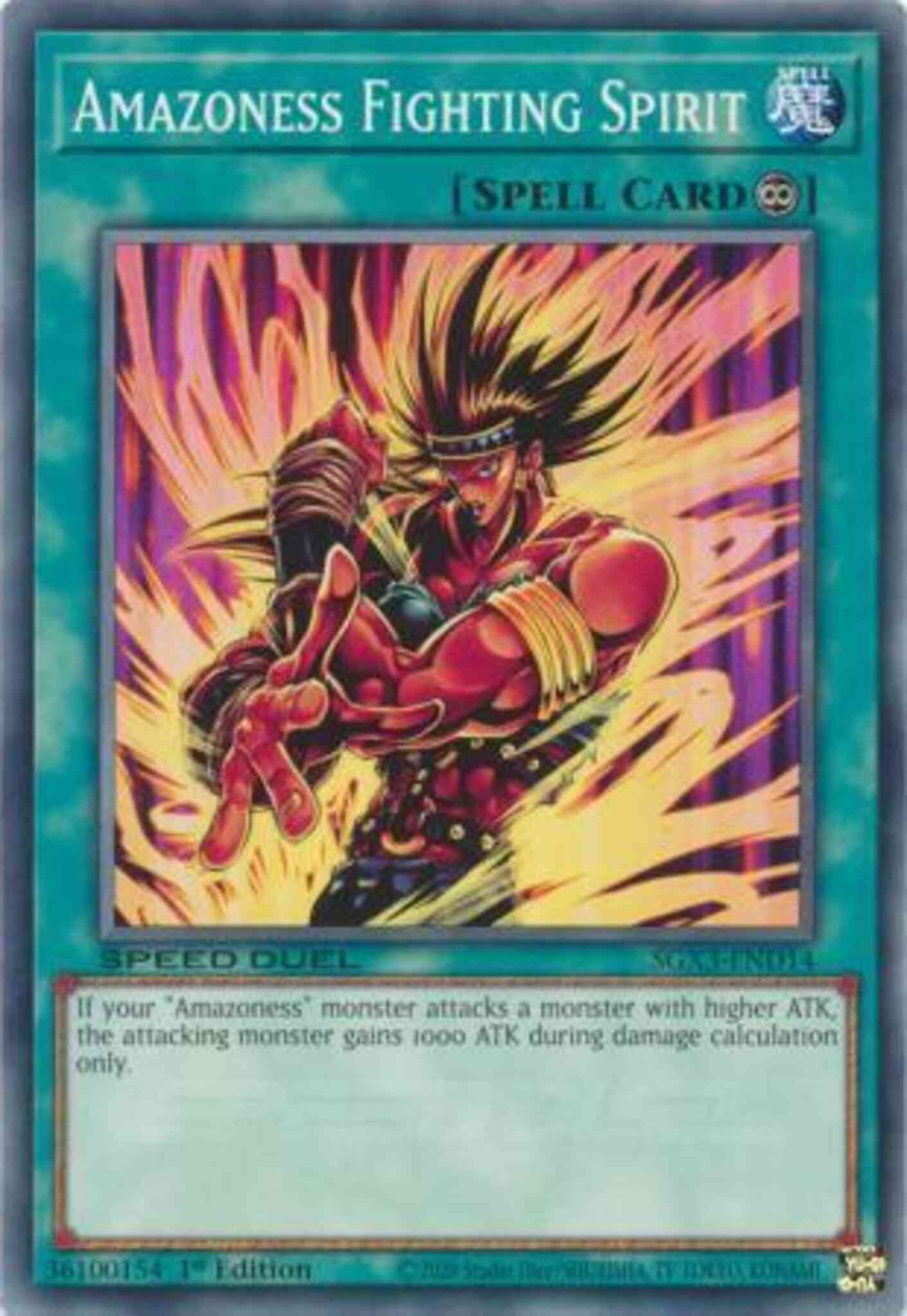Yu-Gi-Oh! Amazoness Fighting Spirit - SGX3-END14 - Common - 1st Edition