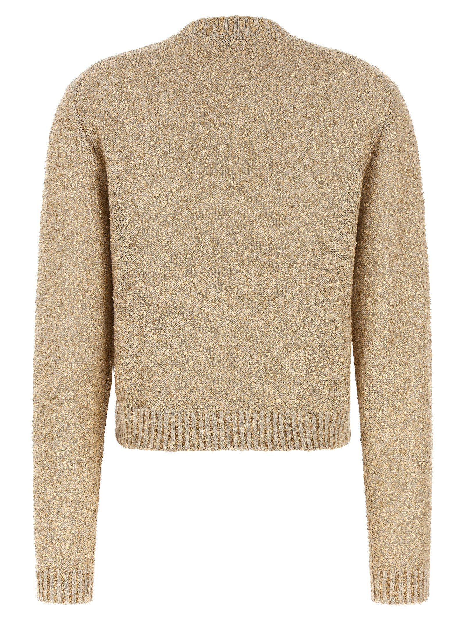 Brunello Cucinelli Micro Sequin Sweater – 60% li, 28% ws, 12% se - view 2