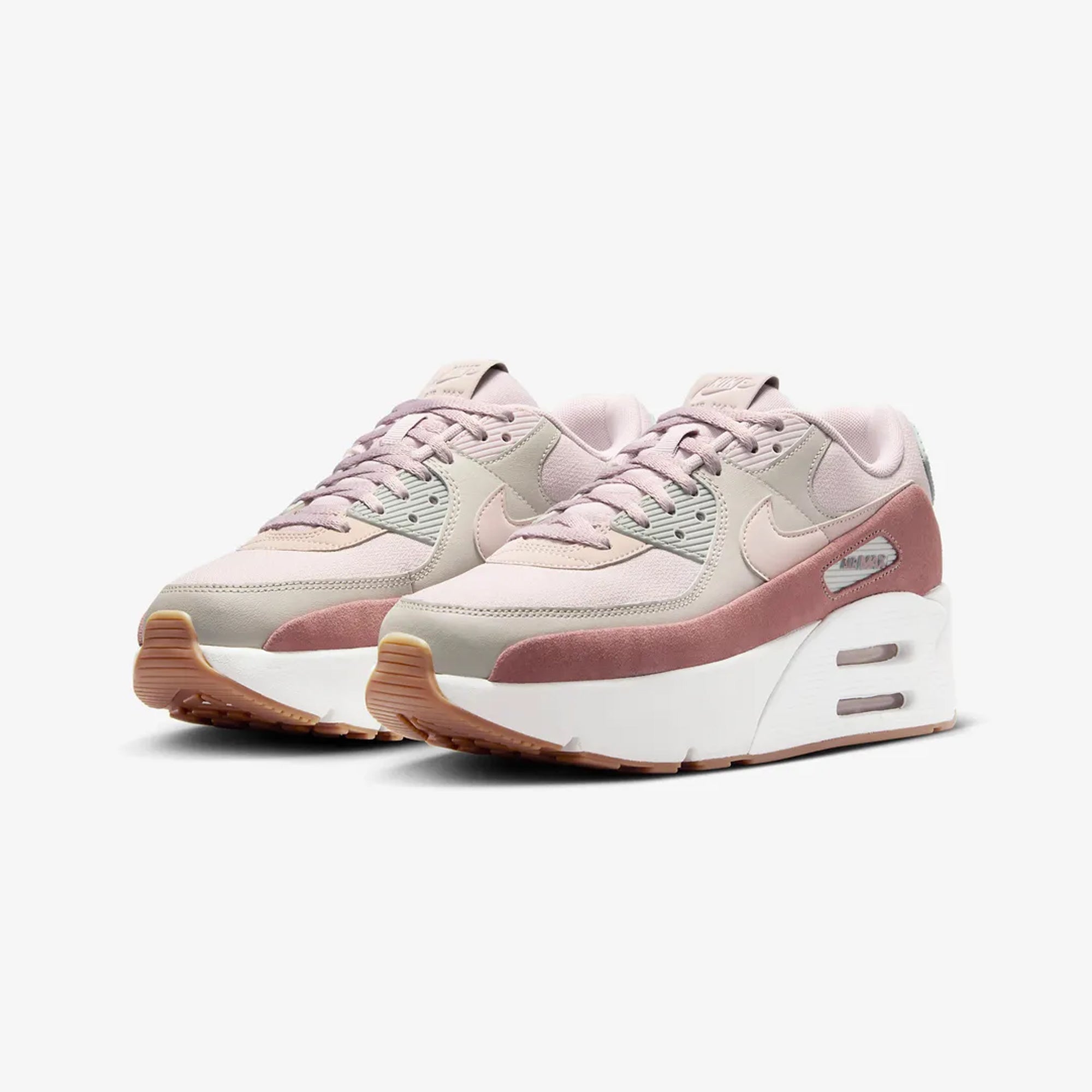 Nike | AIR MAX 90 LV8 { LT IRON ORE/PLATINUM VIOLET-LIGHT PUMICE