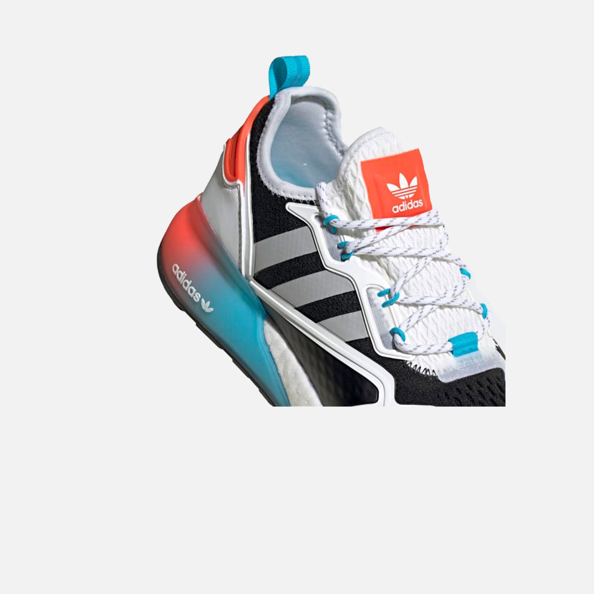Adidas Originals | ZX 2K BOOST CYAN/GREY/BLACK W - view 2