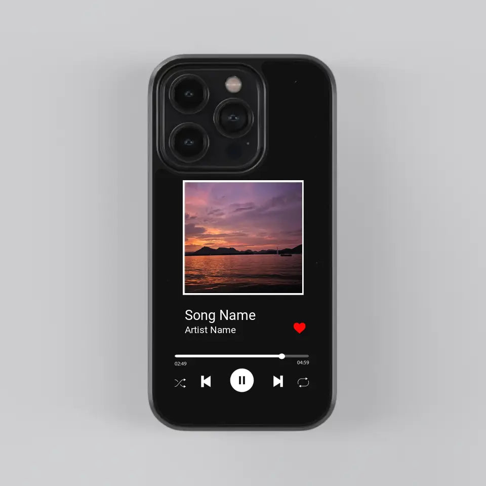 Cover It Up Customisable Music Player Glass Case