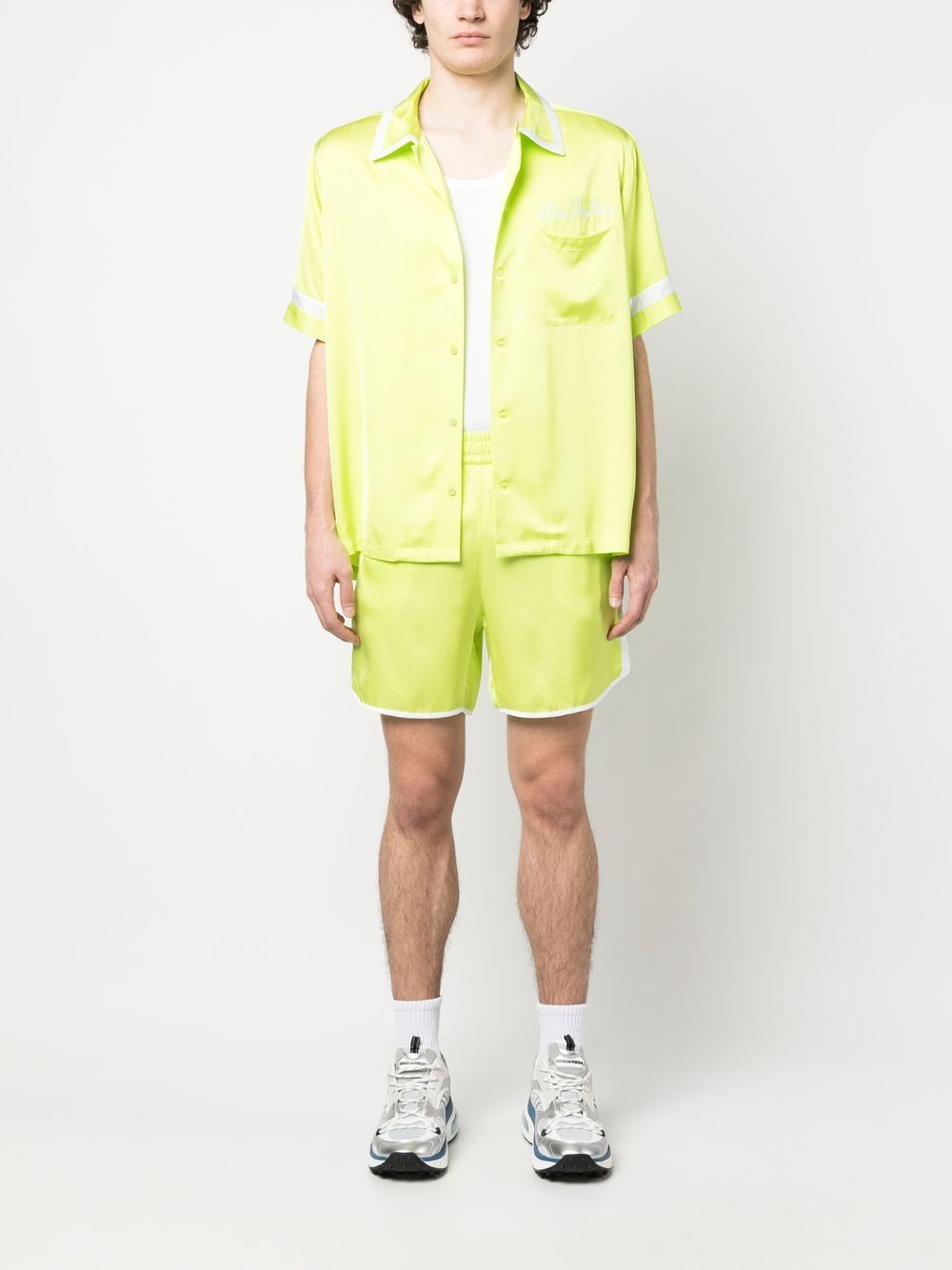 Blue Sky Inn Track shorts – viscose 100% - view 2