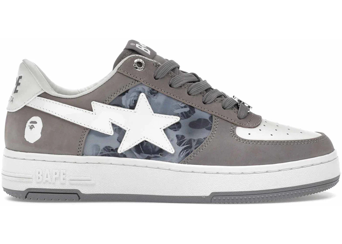 Sta 2 gray – A Bathing Ape Bape Sta #2 Gray Roses