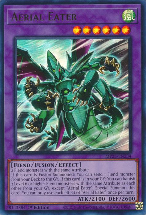 Yu-Gi-Oh! Aerial Eater - MP25-EN234 - Ultra Rare - 1st Edition