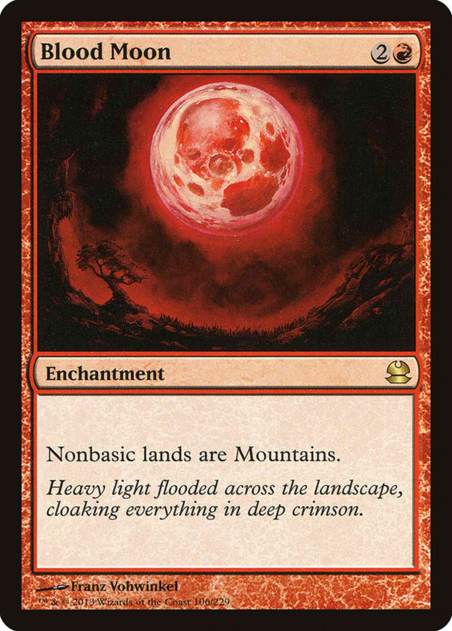 Blood moon 106 – Magic Blood Moon [106] [Modern Masters] [Non-Foil]