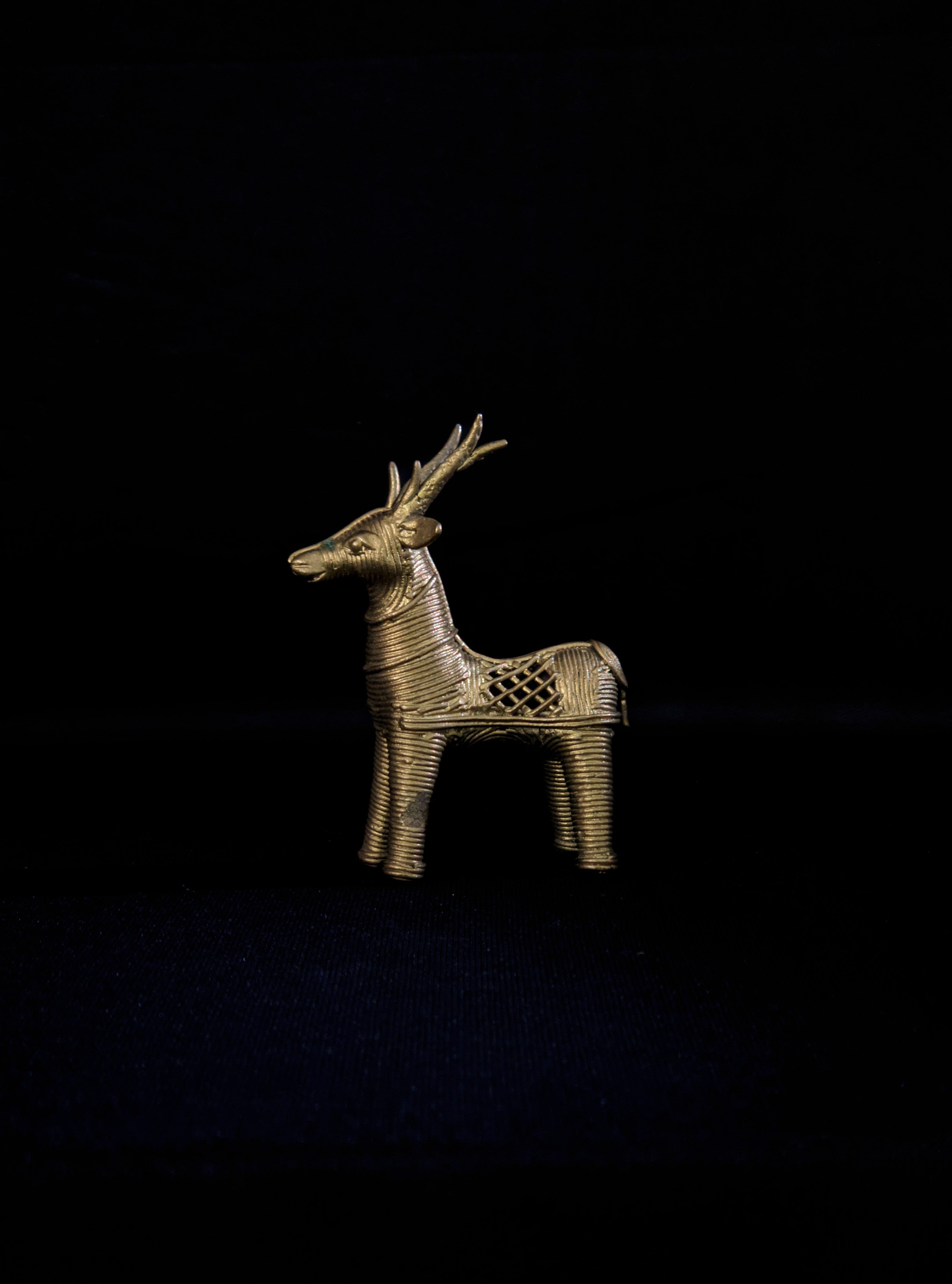 IndianVillèz Handcrafted Dhokra Deer - view 2