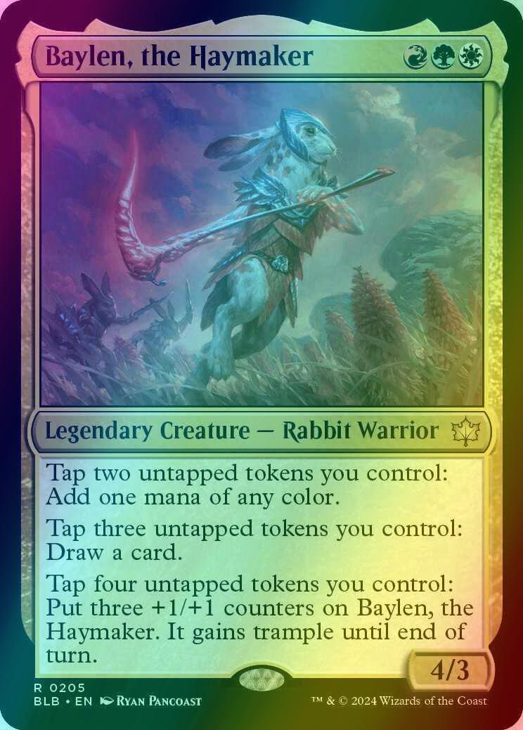 Baylen the haymaker – Magic Baylen, the Haymaker [205] [Bloomburrow] [Foil]