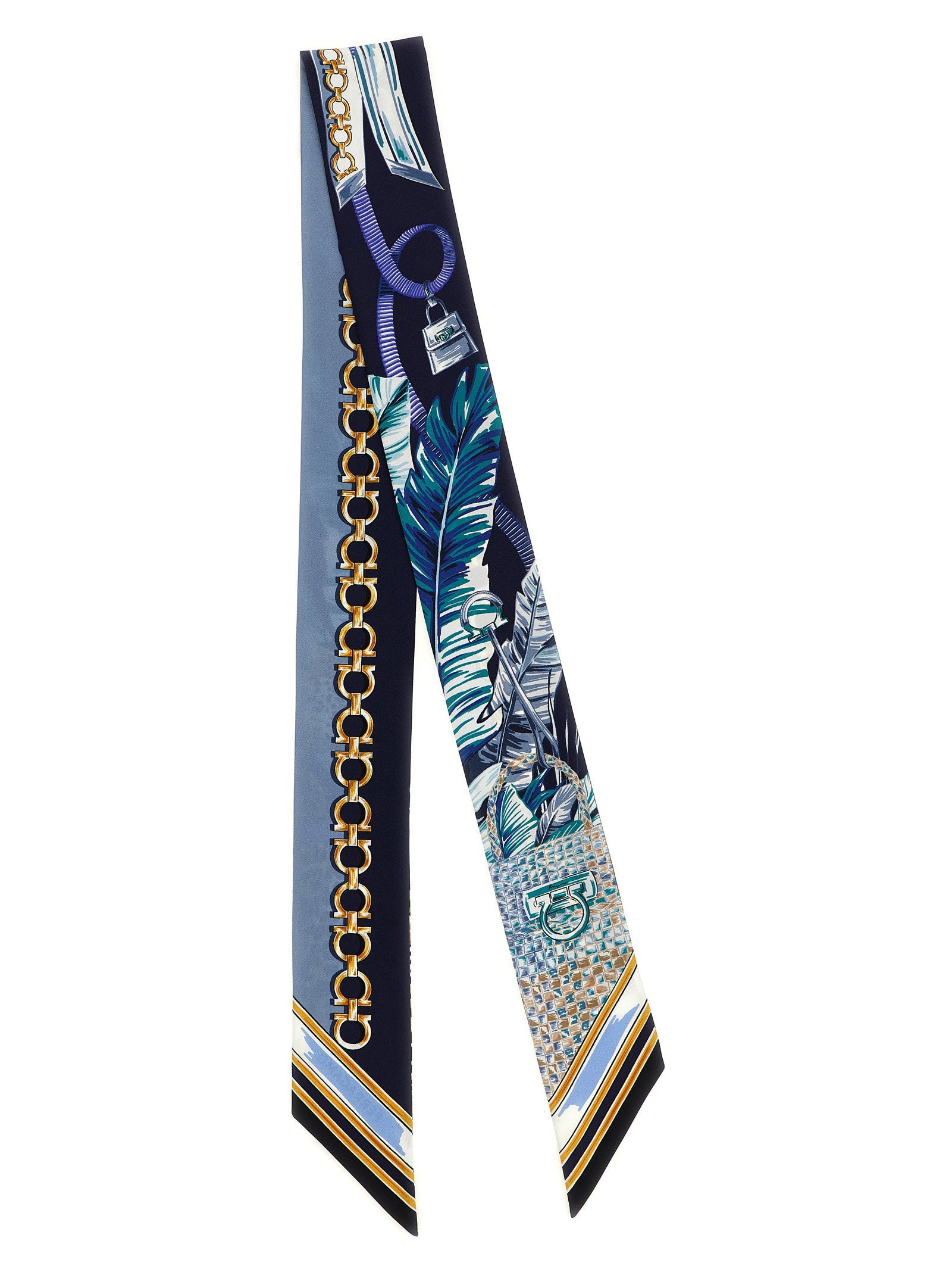 Ferragamo Bandeau Felini Print – 100% silk - view 2