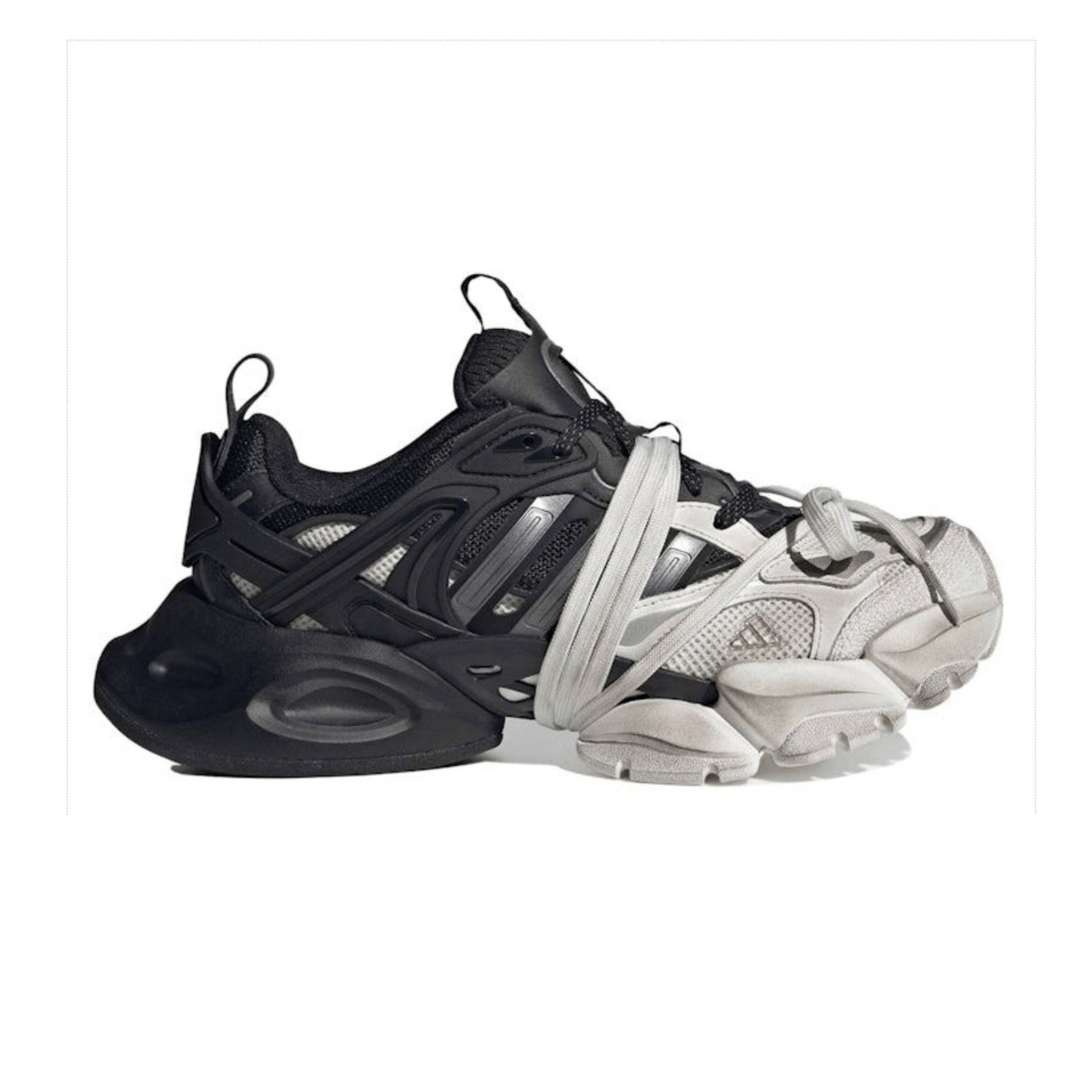 HYPE ELIXIR Adidas XLG Runner Deluxe White Black