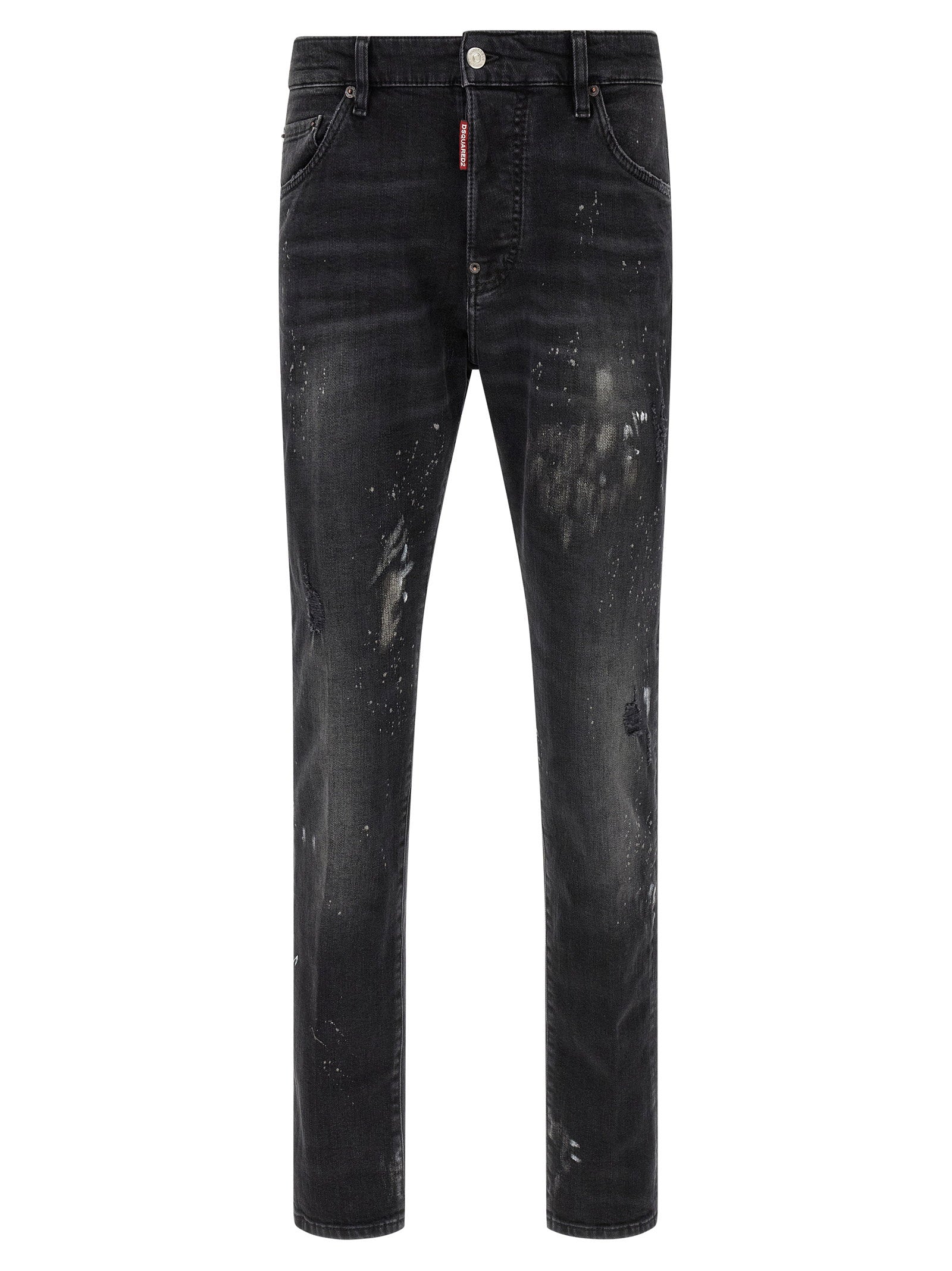 Dsquared2 Splatter Paint Jeans – 99% cotton, 1% elastane