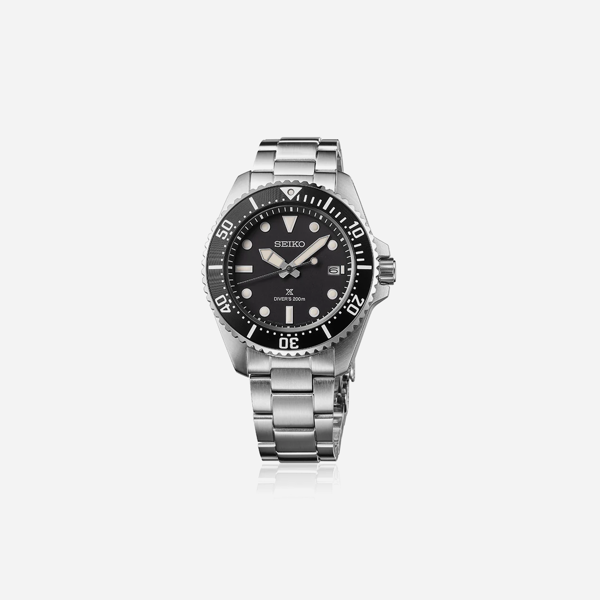 Seiko Prospex Solar Diver’s in Black Men's – Multi