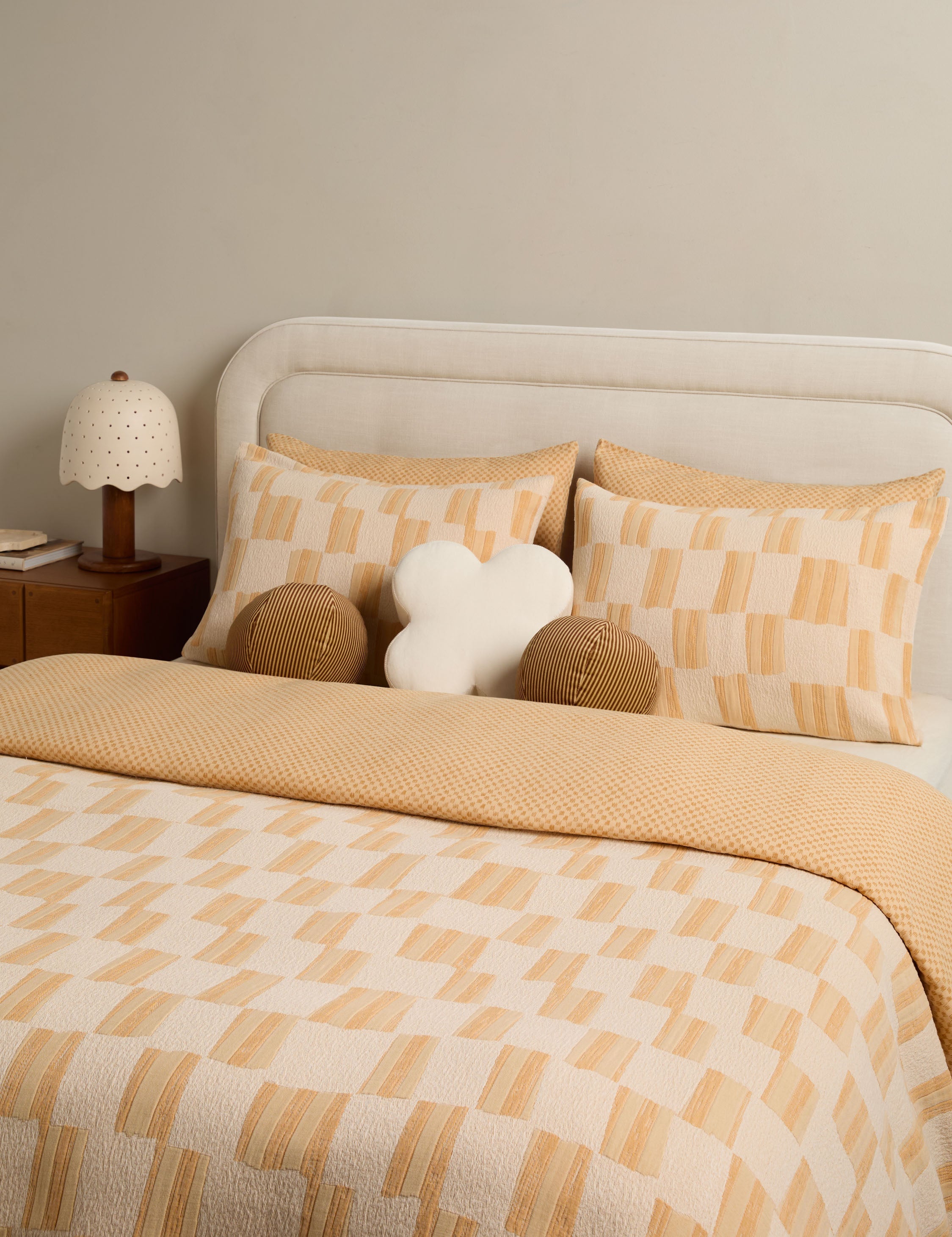 Lulu and Georgia Ikoni Cotton Coverlet by Sarah Sherman Samuel - view 2