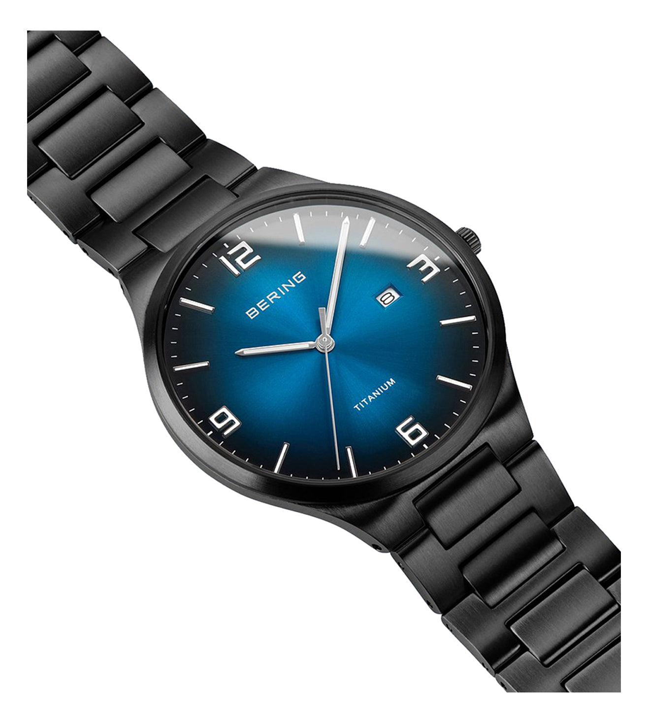 Bering Titanium Blue Dial Men 40mm - view 2