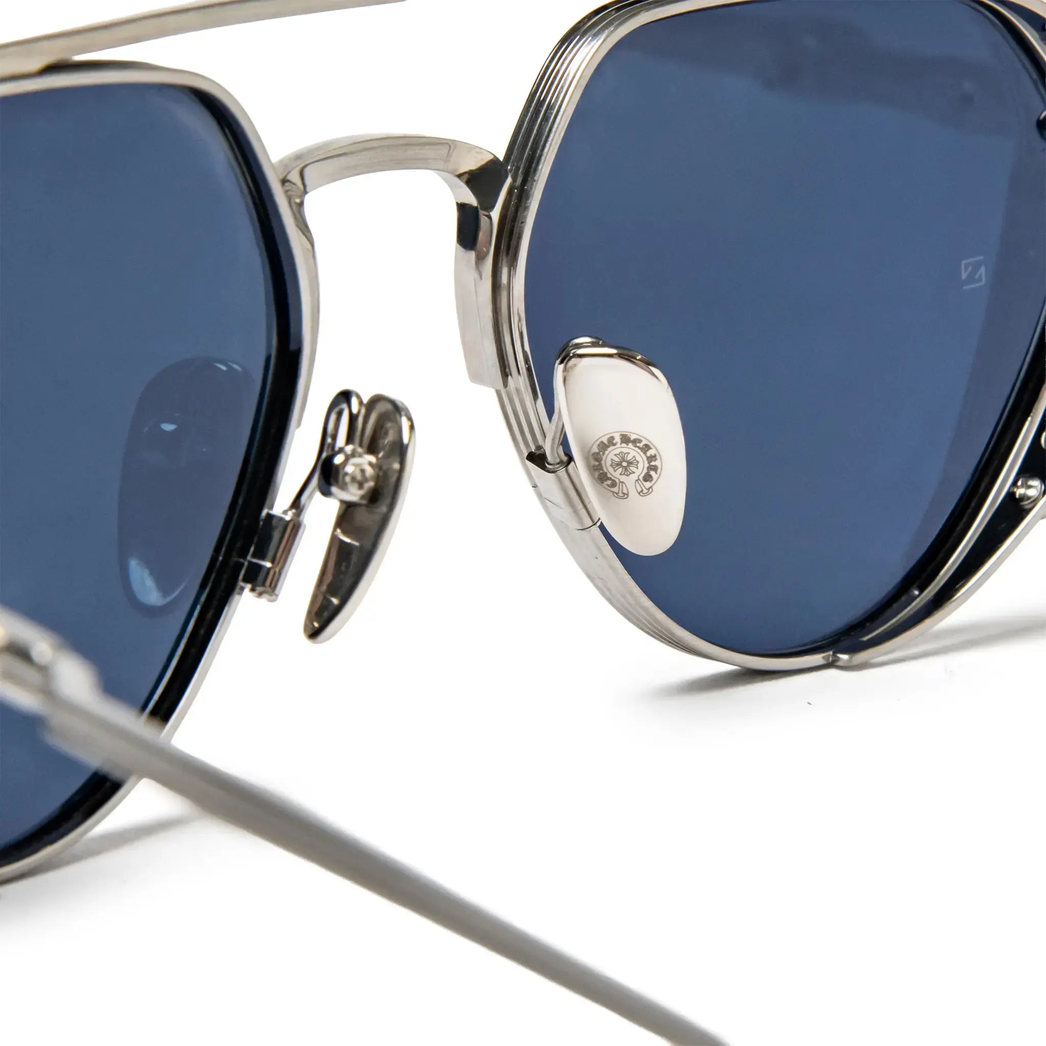 Chrome Hearts Free Ride Brushed Alloy Sunglasses - view 4