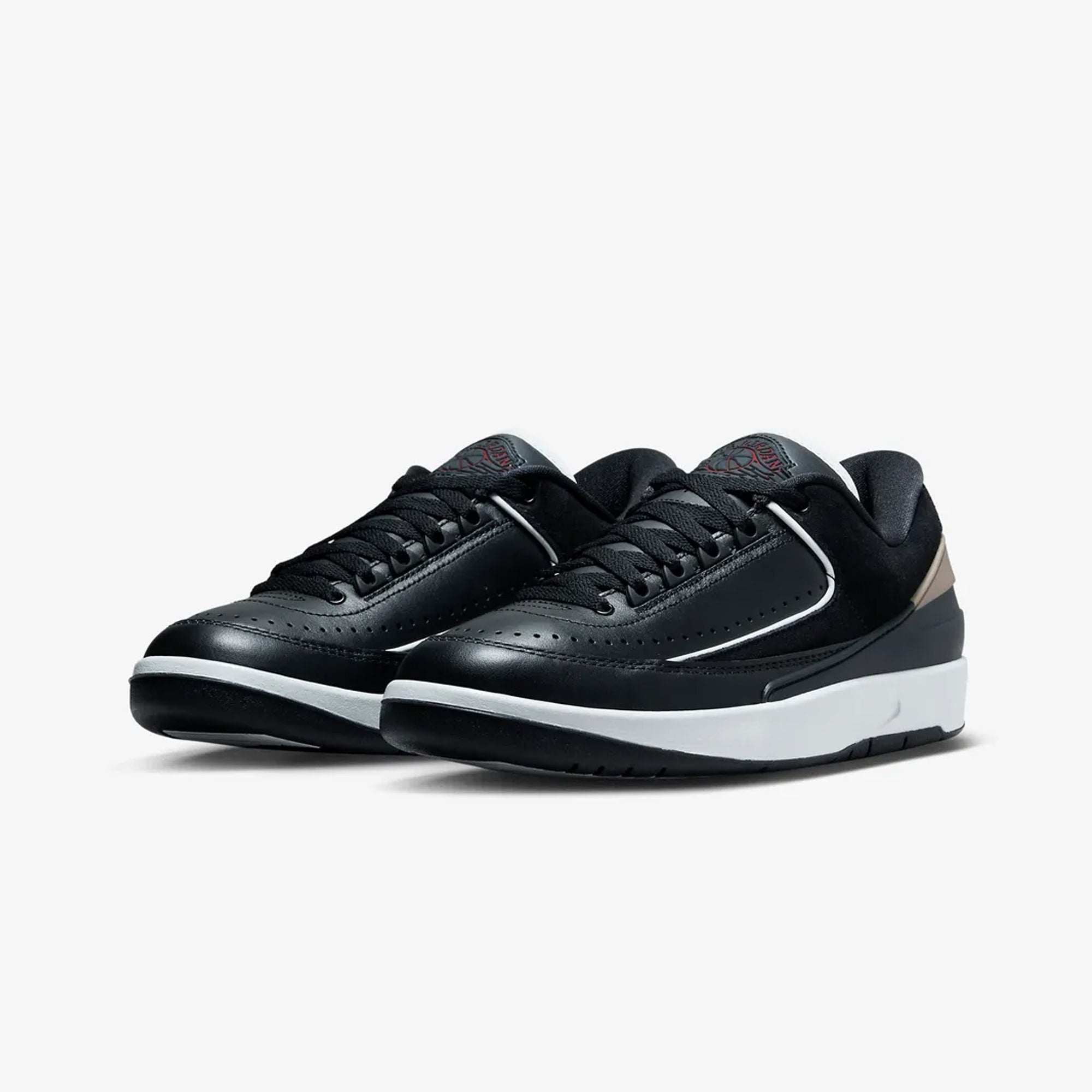 Jordan | AIR JORDAN 2 RETRO LOW { BLACK/VARSITY RED - view 2