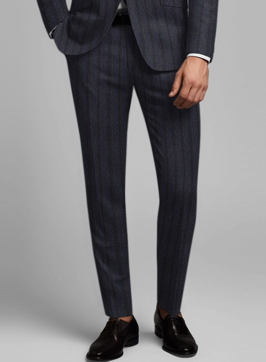 StudioSuits Reda Liora Charcoal Stripe Wool Suit - view 6