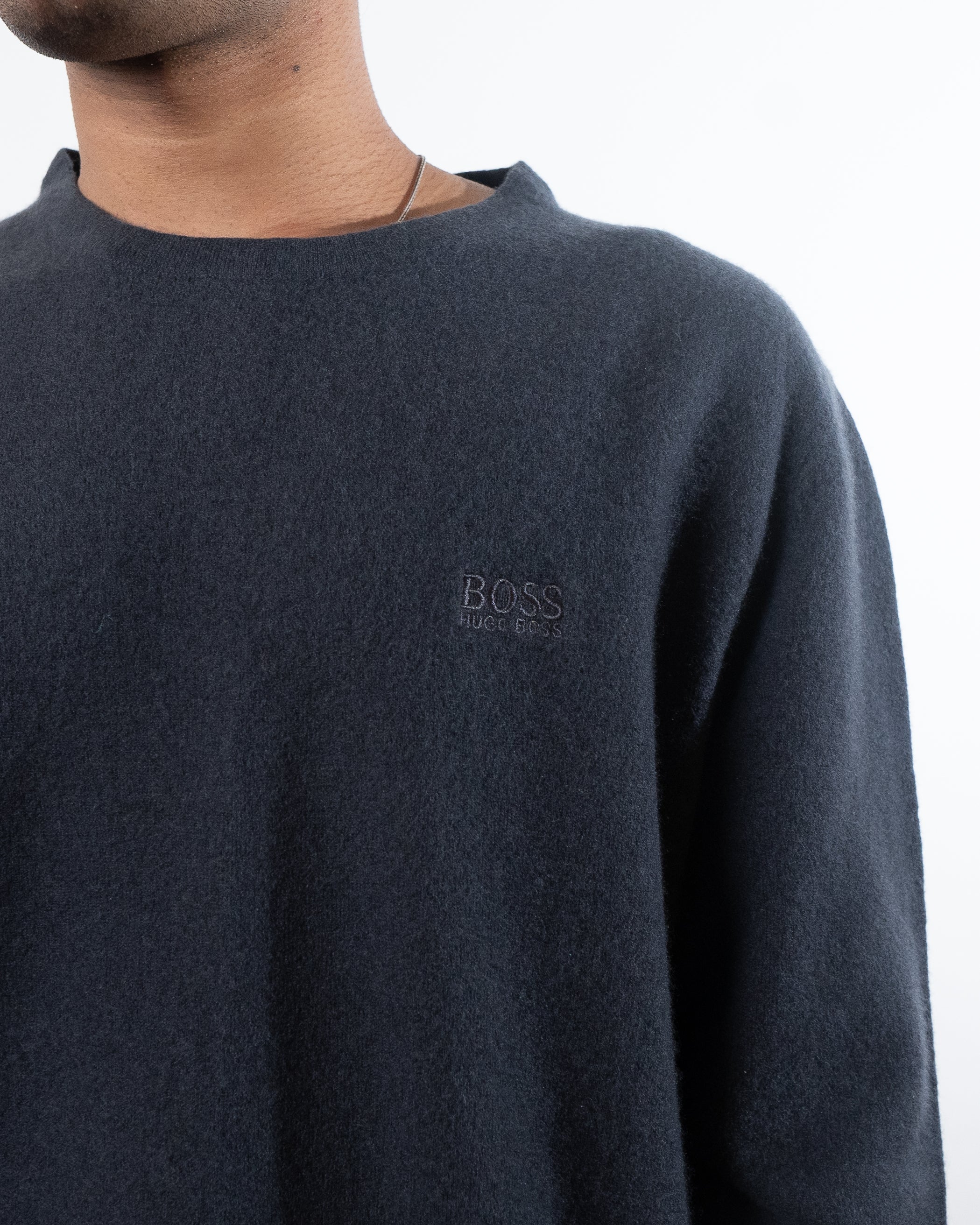 Hugo Boss Regular Fit Sweater - Dark Grey - view 2