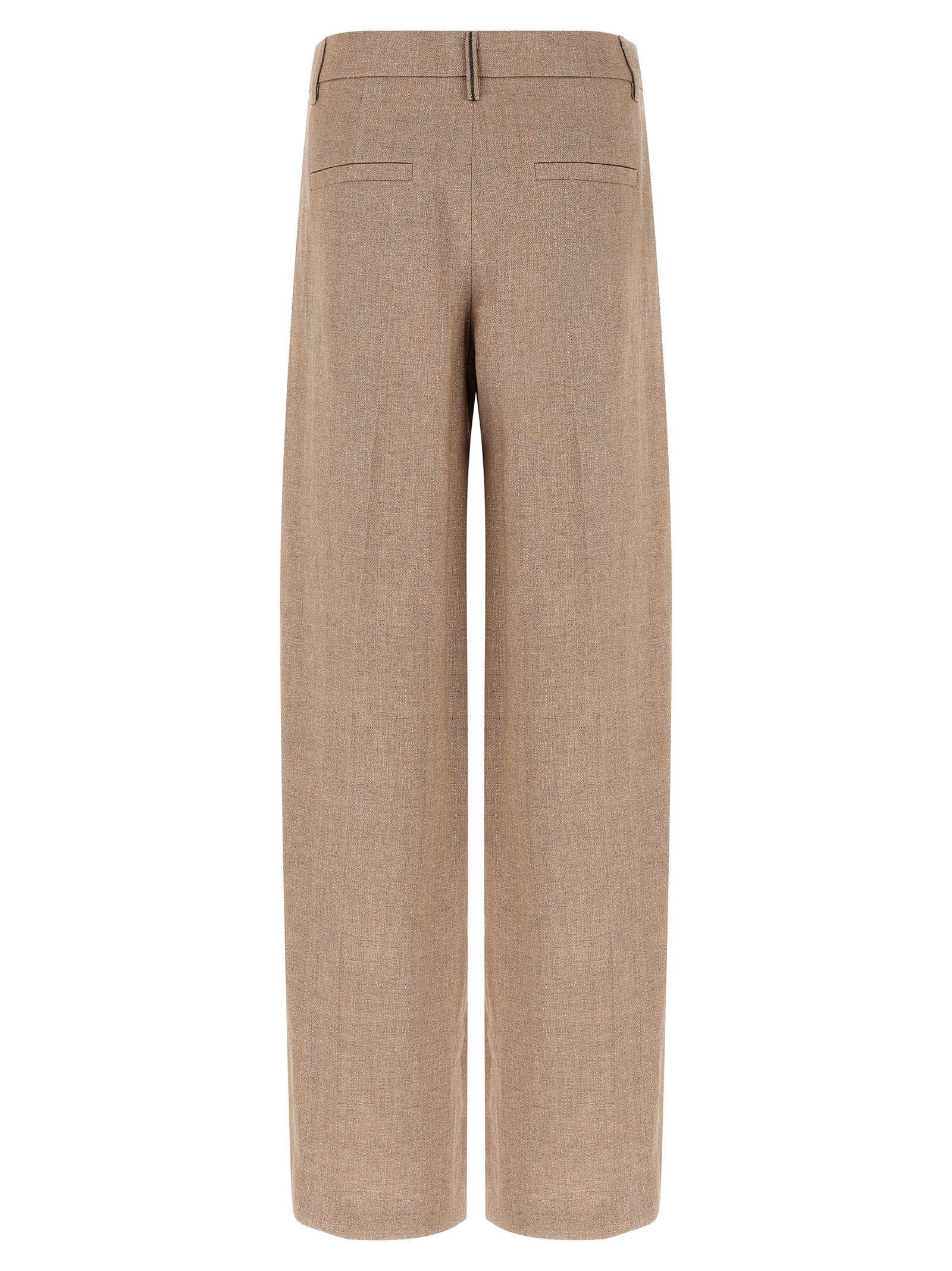Brunello Cucinelli Loose Pleated Pants – 92% li, 4% pa, 4% pm - view 2