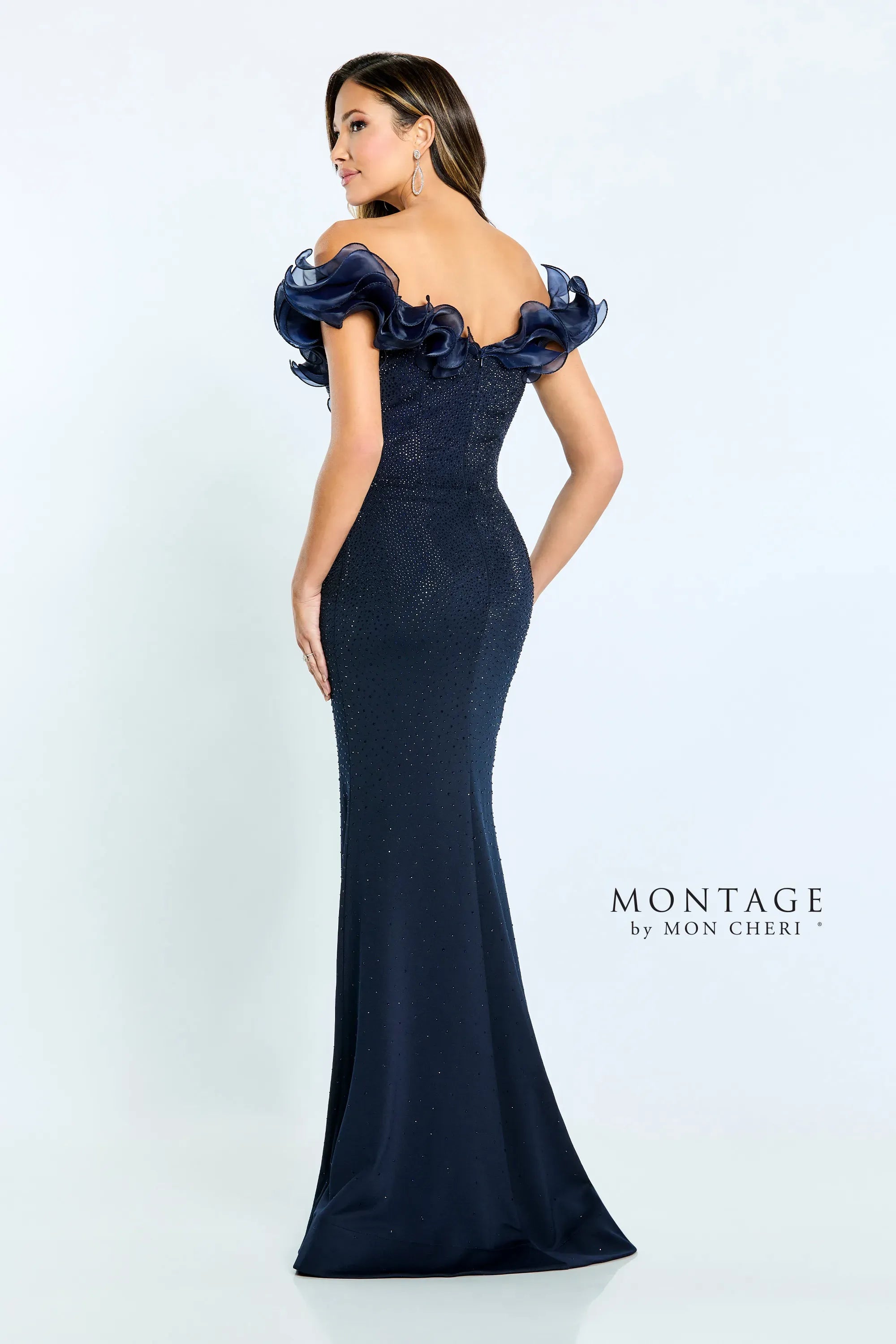 Montage M503 Mermaid Long Formal Beaded Dress - view 2