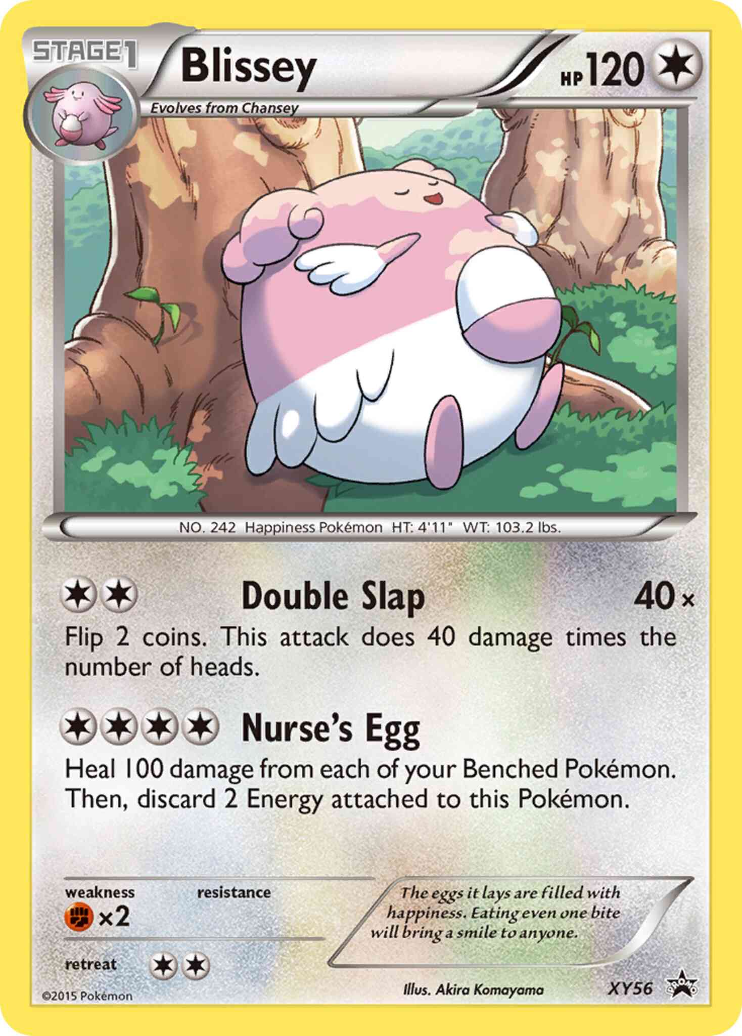 Promo xyp-xy56 holo – Pokémon Blissey - XY56 - Promo [xyp-XY56] [Holo]