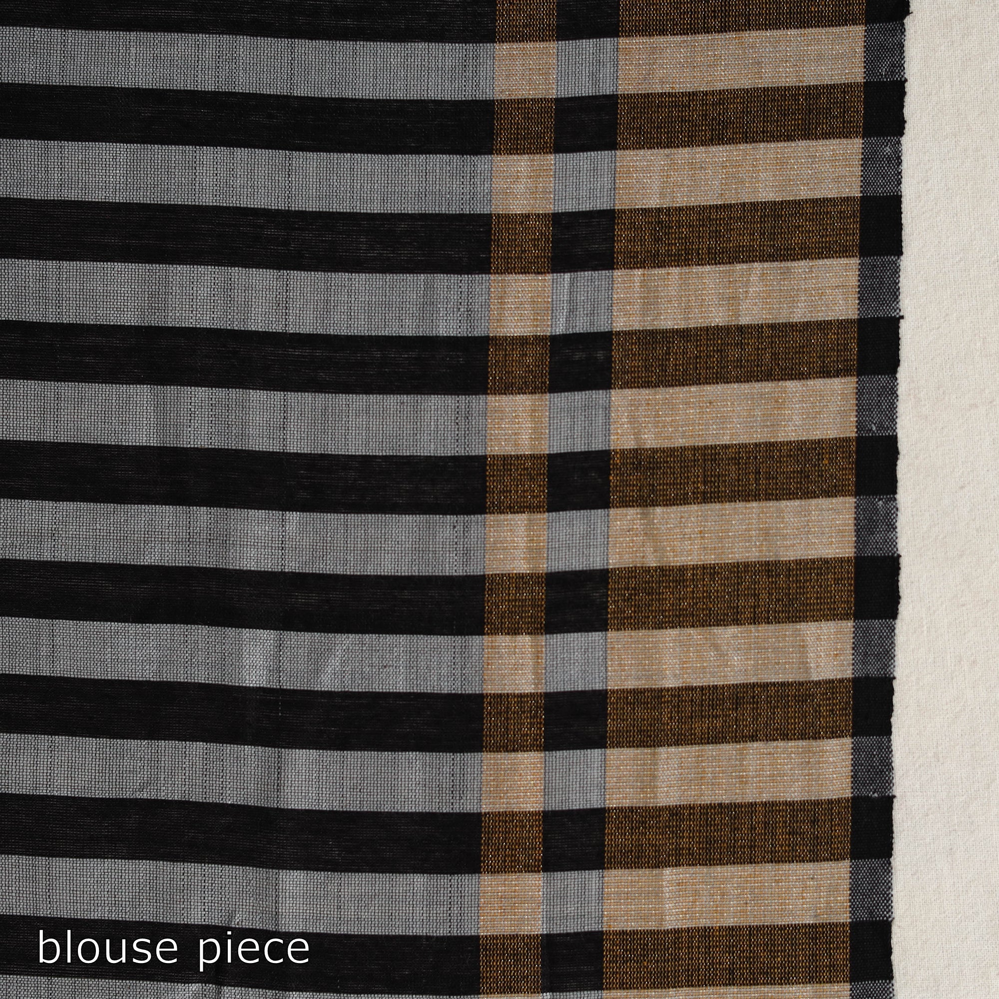 ITOKRI CRAFTS INITIATIVE Black - Festive Desi Tussar Silk Bhagalpuri Handloom Saree 04 - view 7