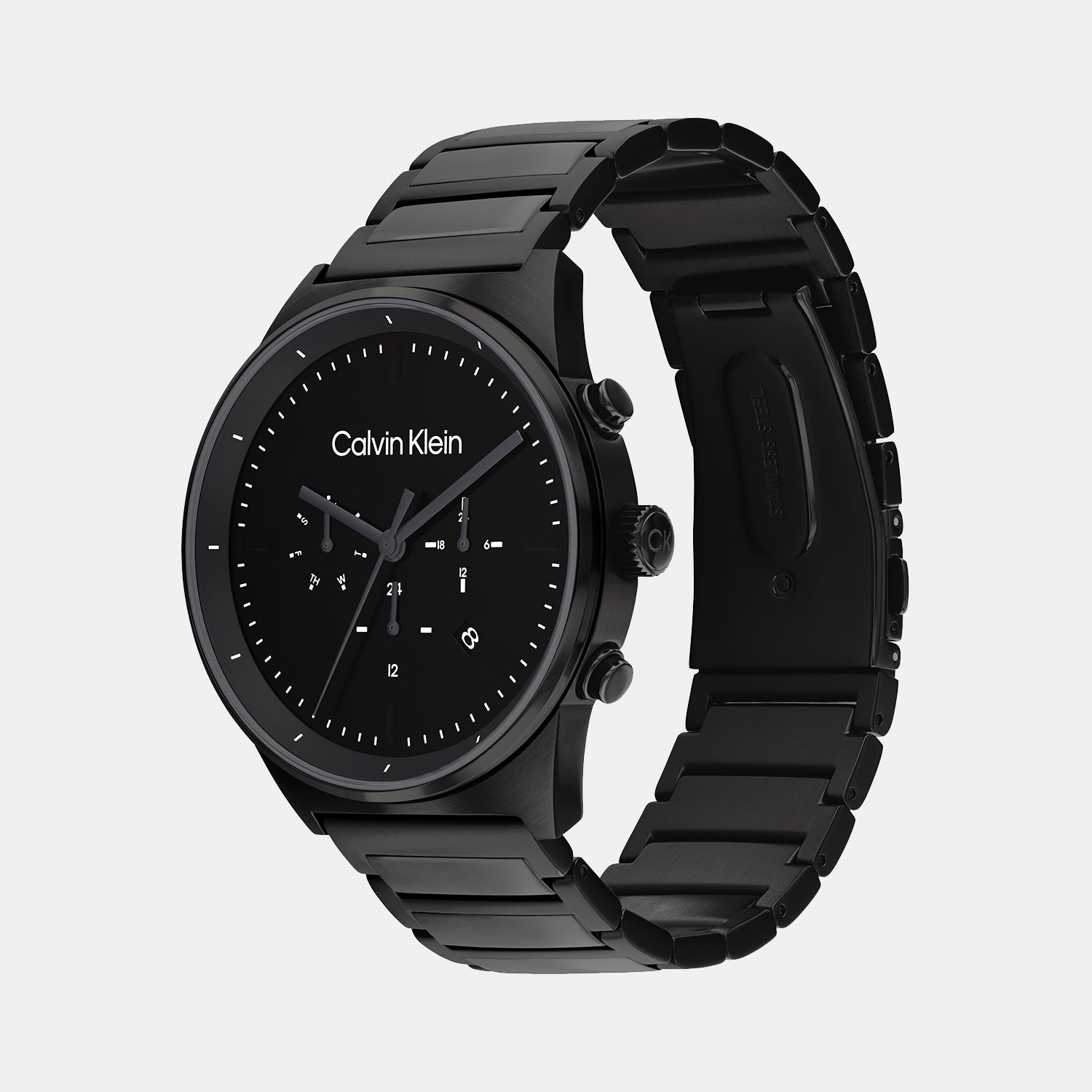 Calvin Klein Ck Impressive Men Quartz Black Dial Chronograph Stainless Steel Watch 25200295 - view 2