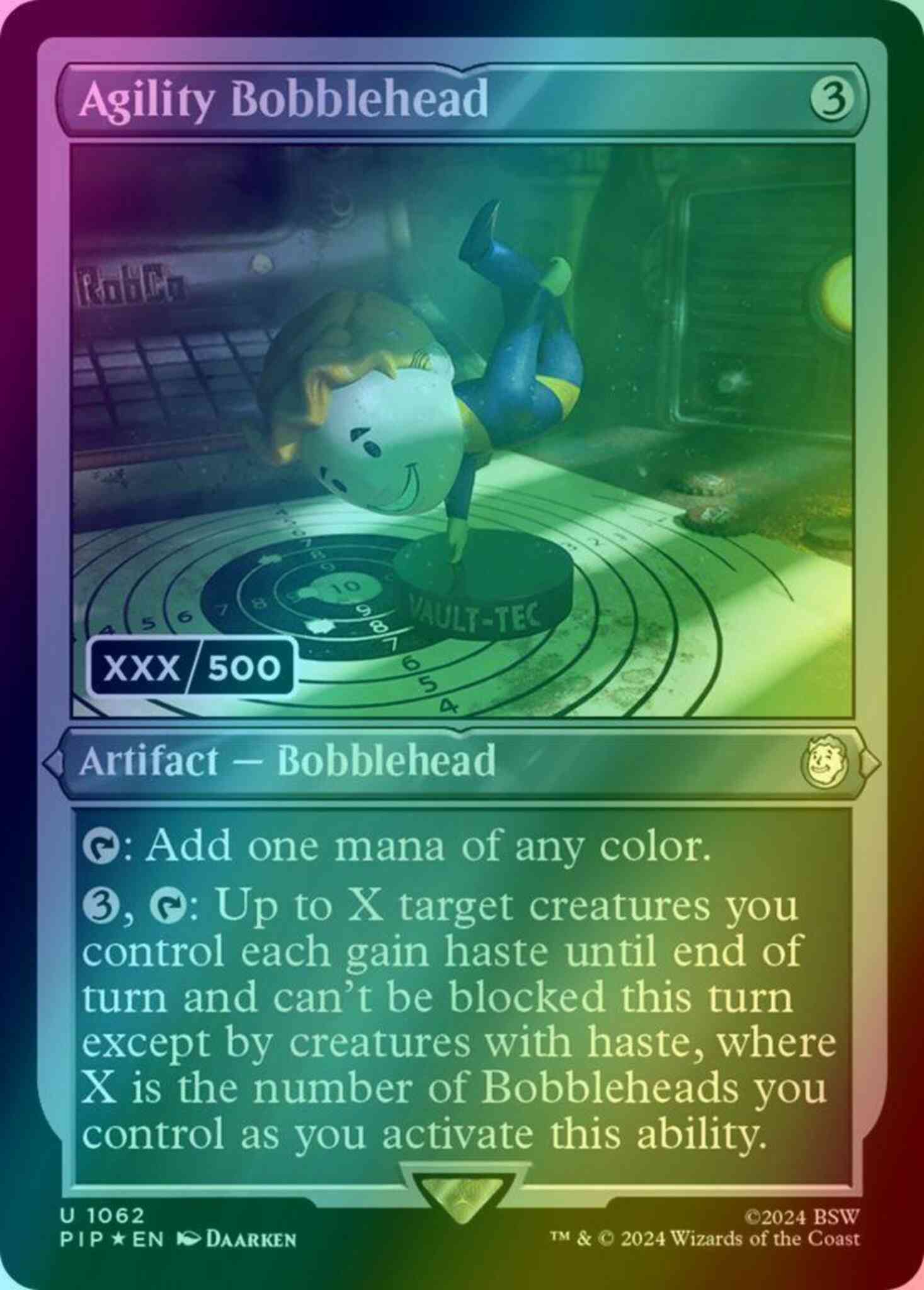 Serial numbered 1062 – Magic Agility Bobblehead - Serial Numbered [1062] [Fallout] [Foil]