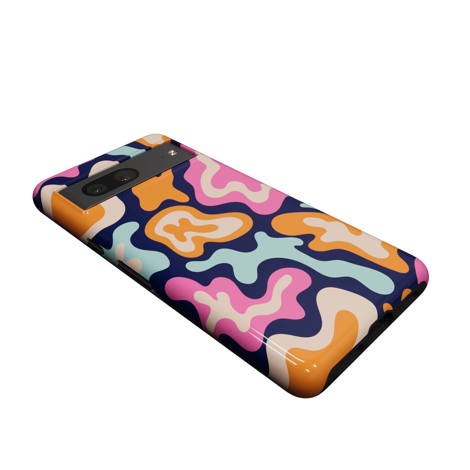 Casetry Midnight Color Splash | Abstract Retro Google Pixel Case - view 8