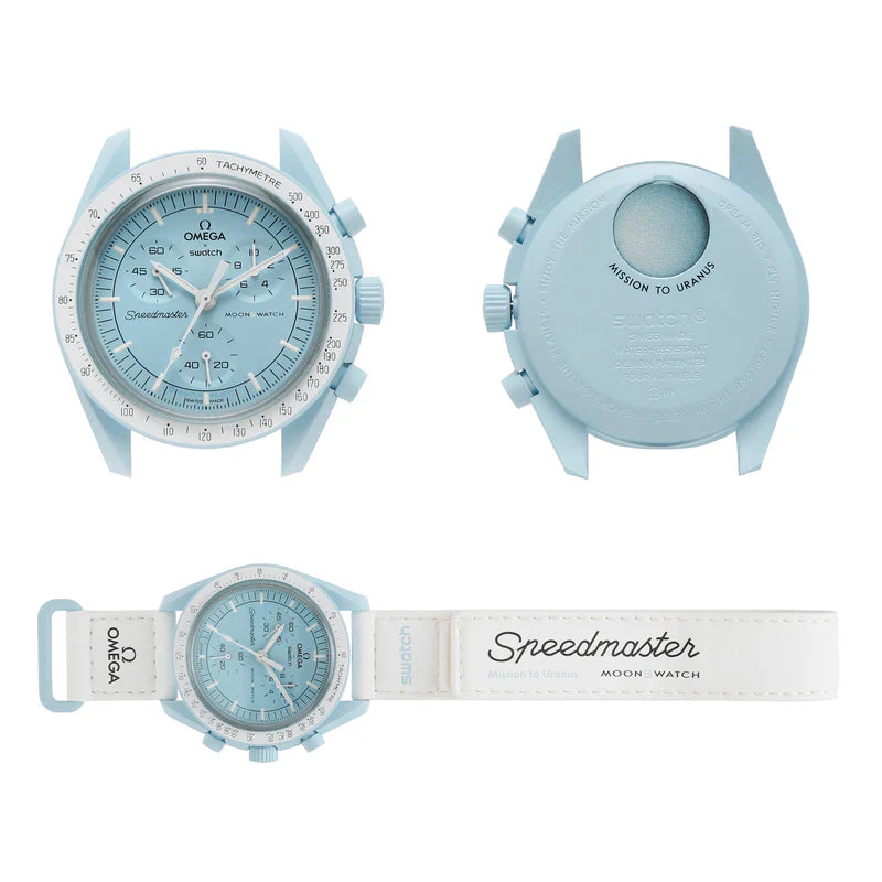 Cop Underdog Omega x Swatch Bioceramic Moonswatch Mission To Uranus - view 2