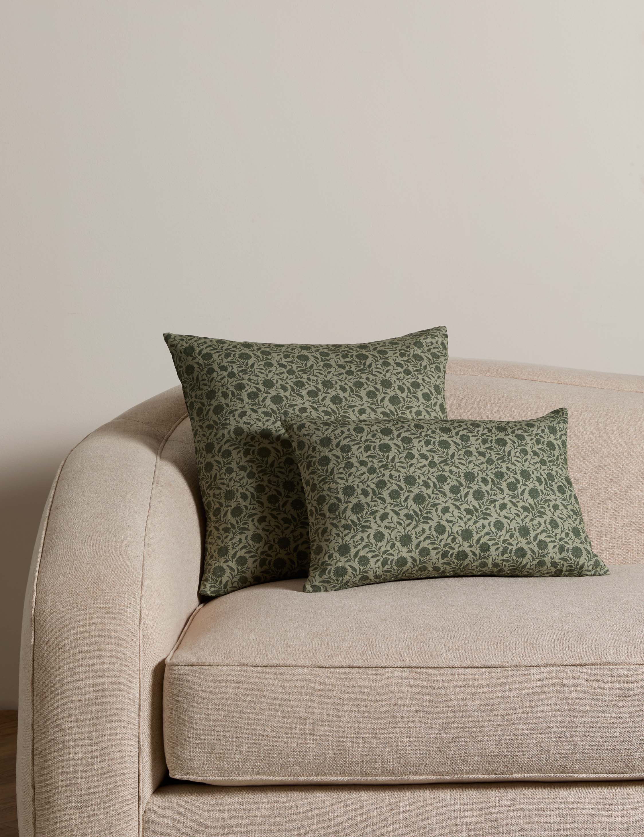 Lulu and Georgia Fransen Linen Cotton Pillow - view 2